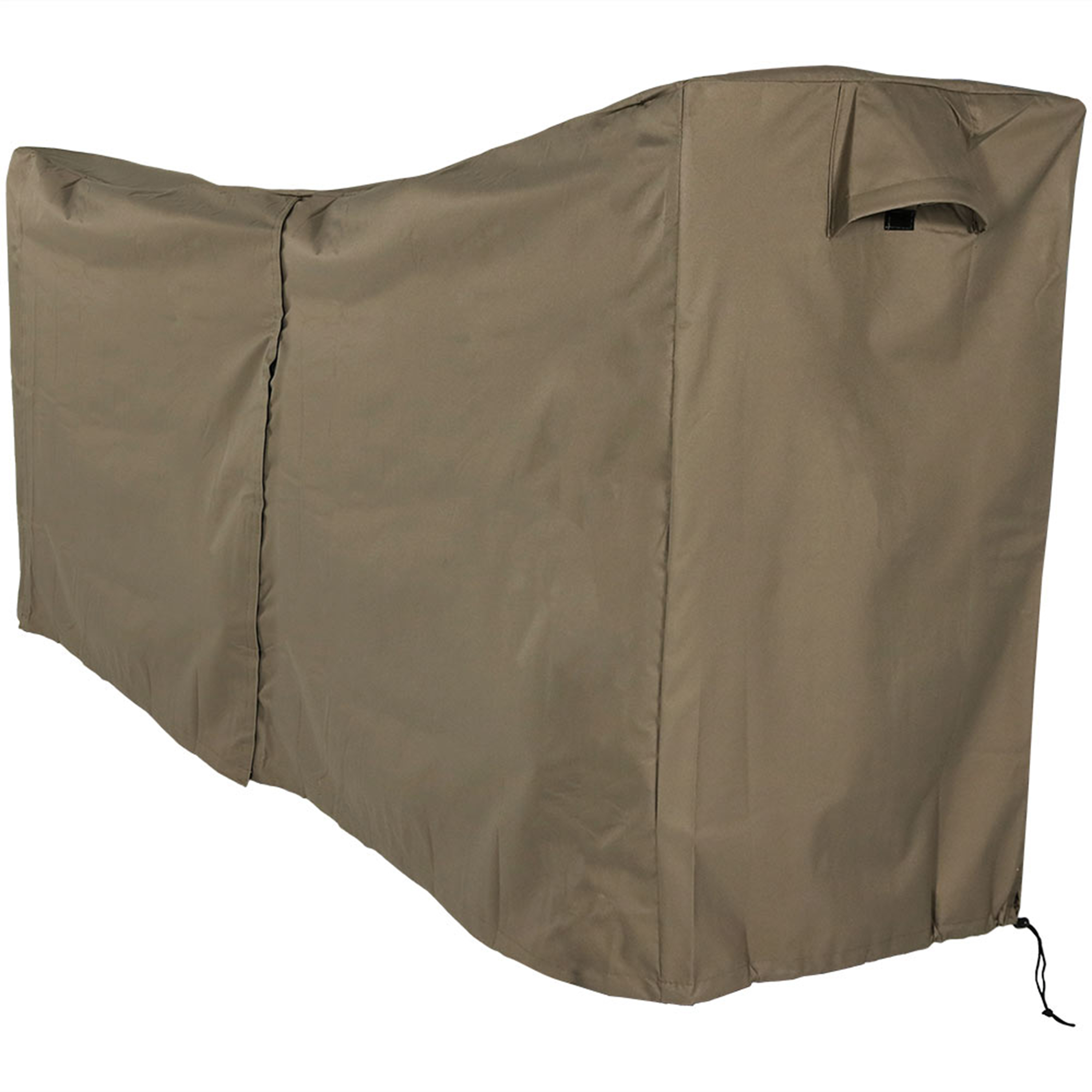 8 ft Weather-Resistant Firewood Log Rack Cover - Khaki