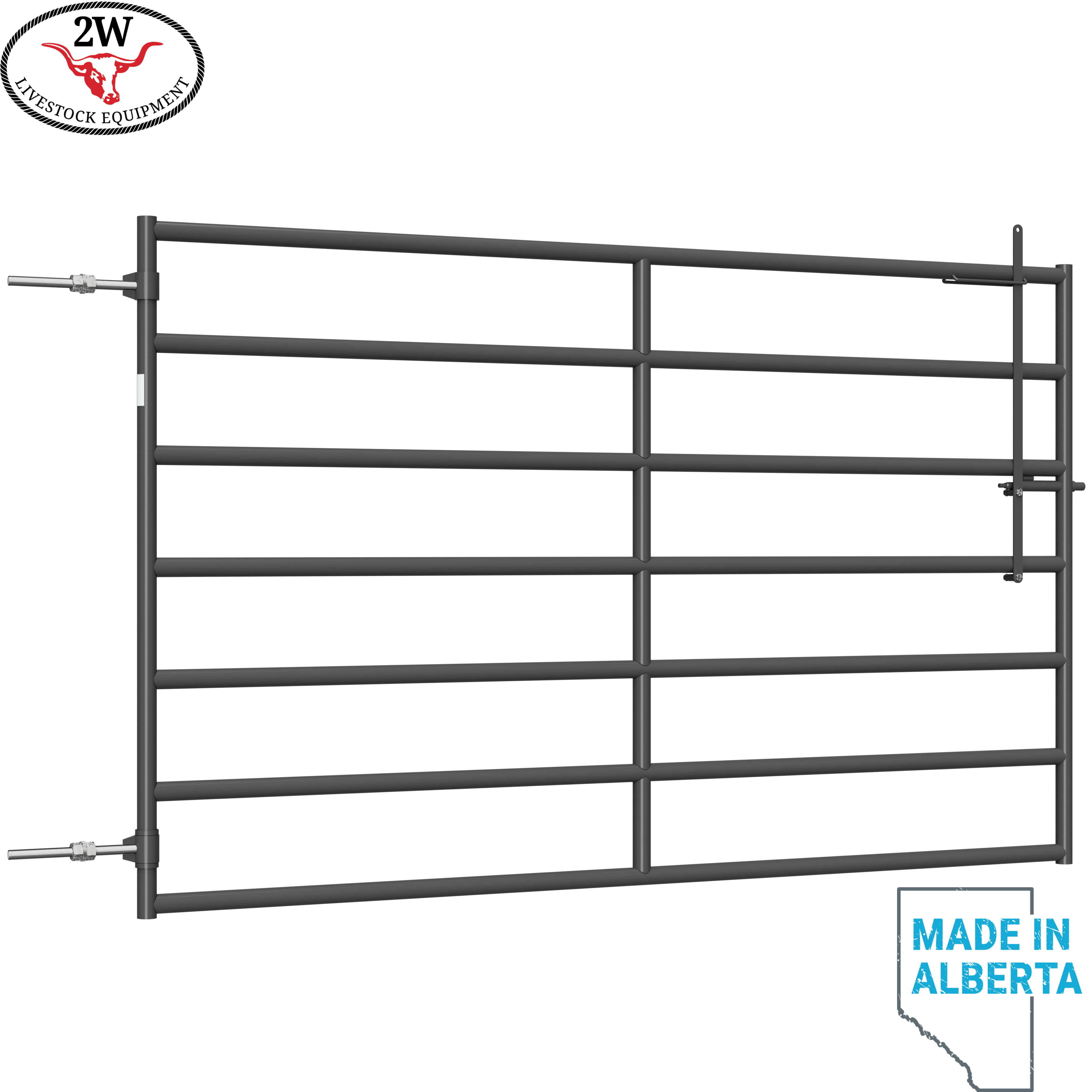 Corral Series Gate - Dark Grey