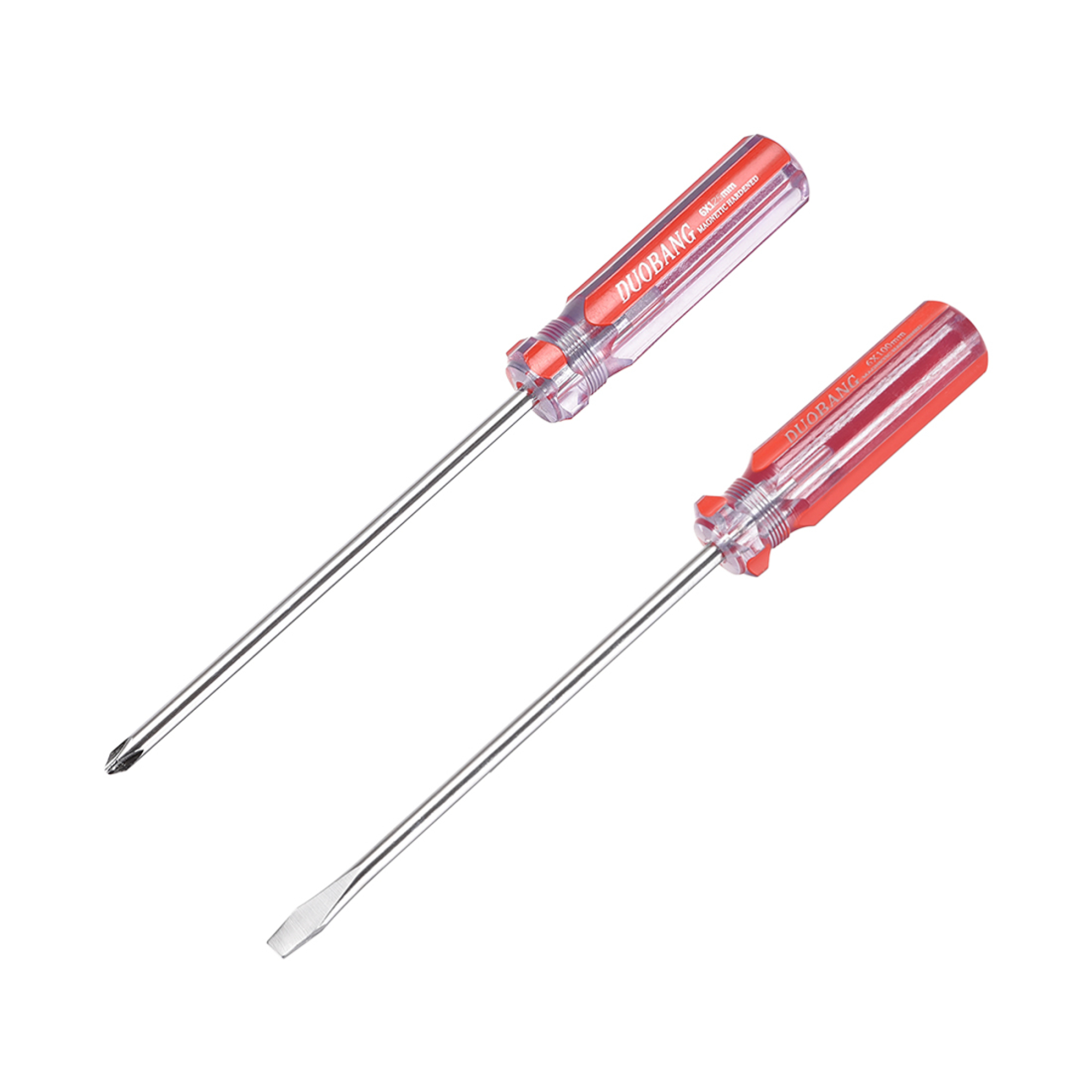 PH2 Phillips / 6mm Slotted Magnetic Screwdriver Set of 2pc