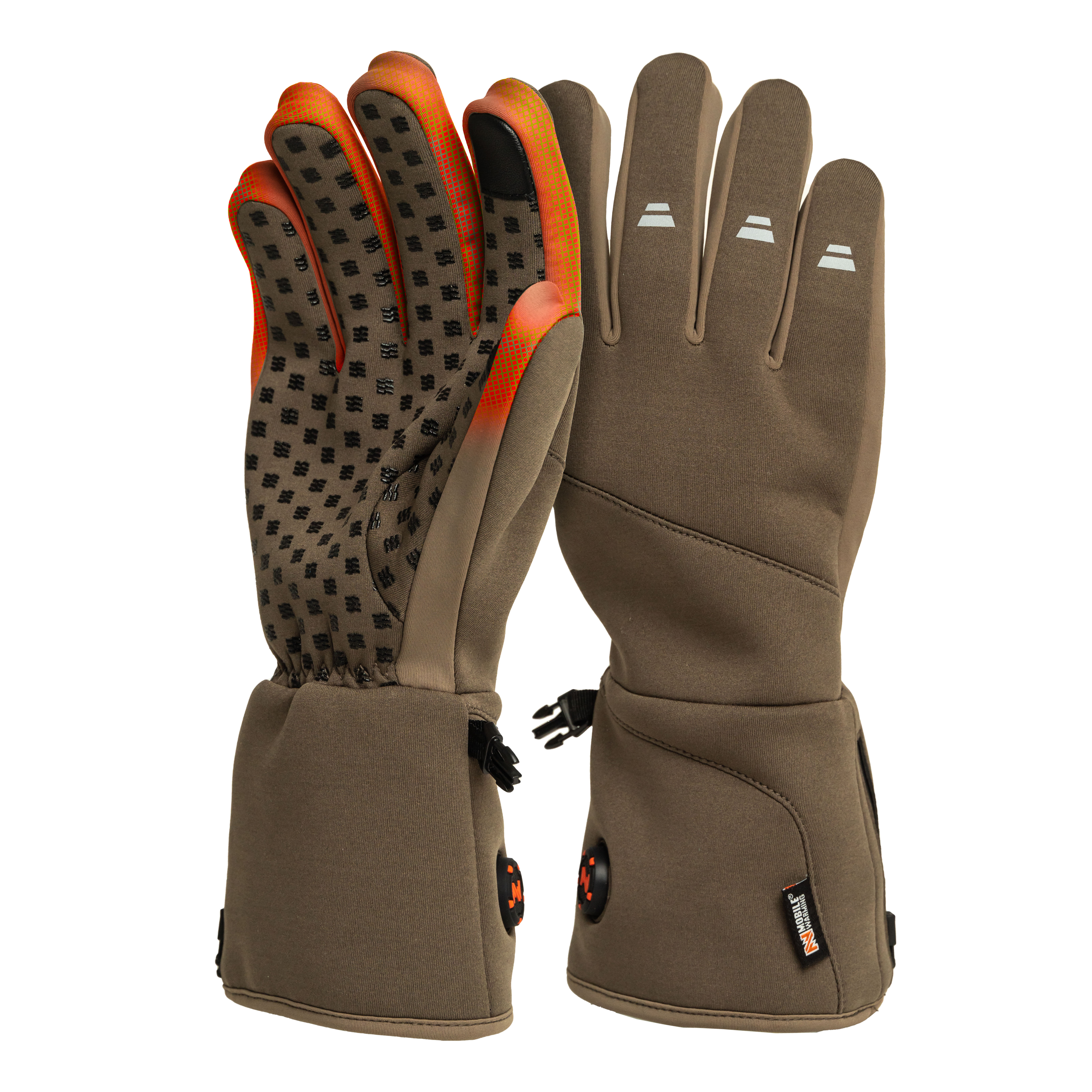 Unisex Neoprene Heated Gloves, Morel