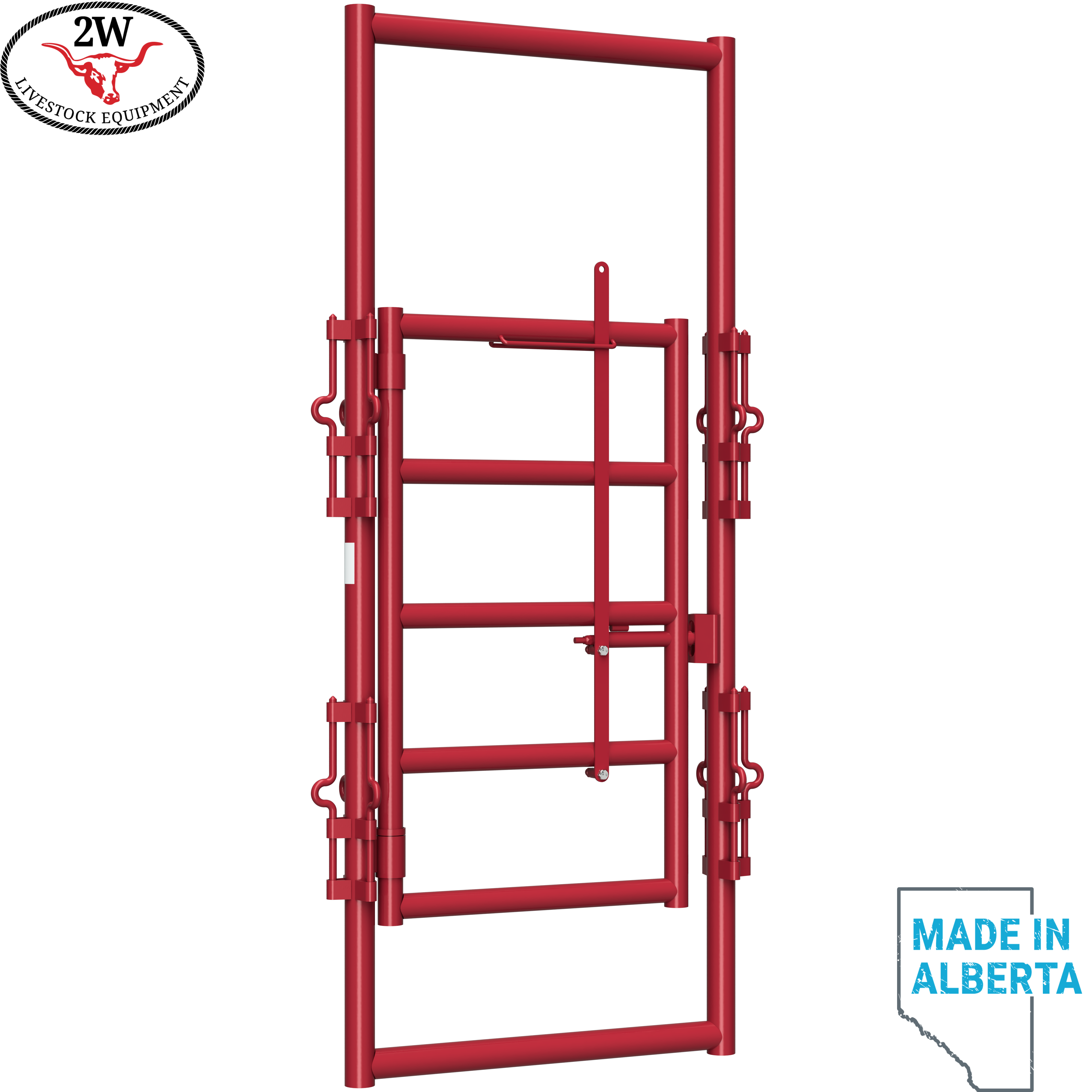 Corral Series Alley Control Gate - Red