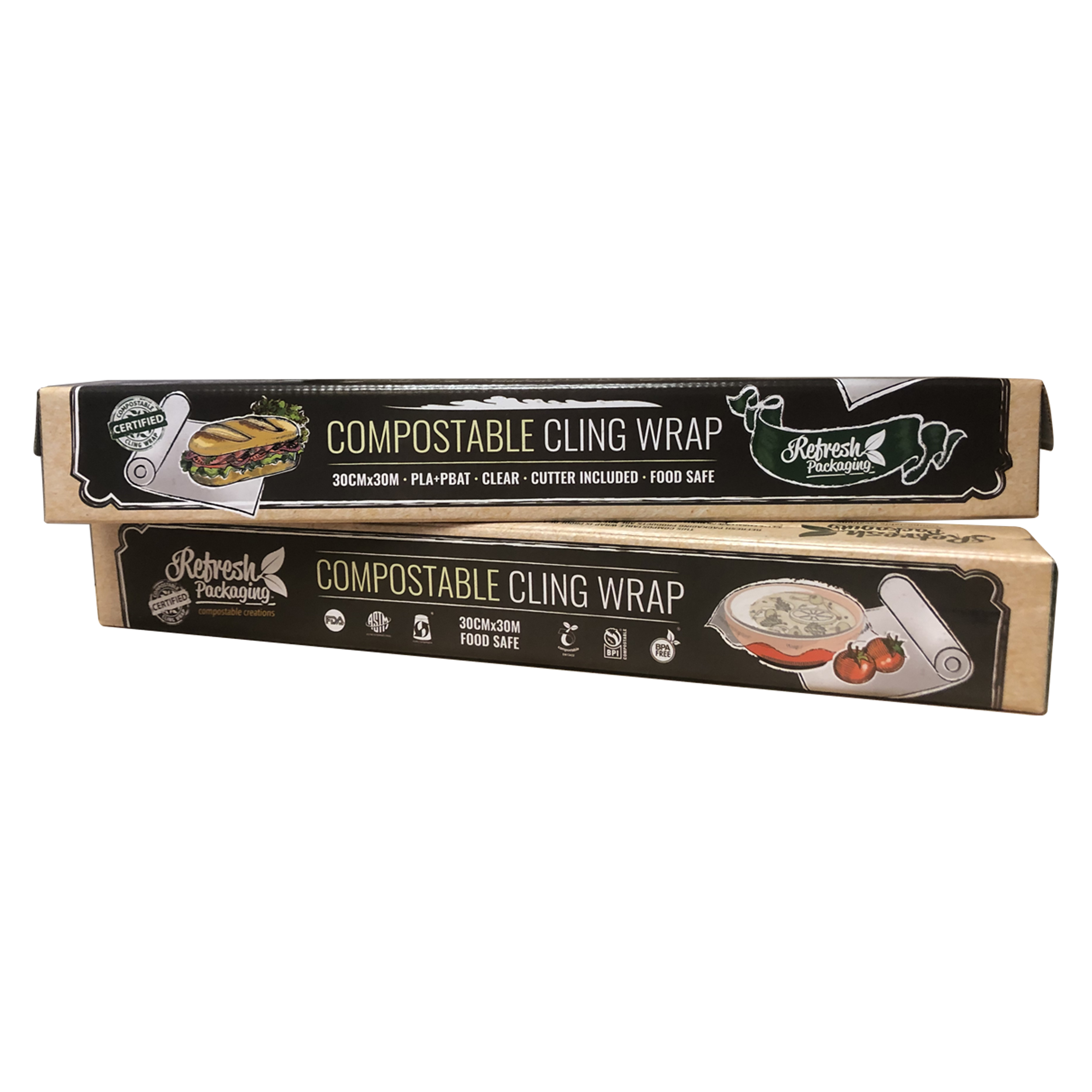 Compostable Cling Wrap – 2 pack
