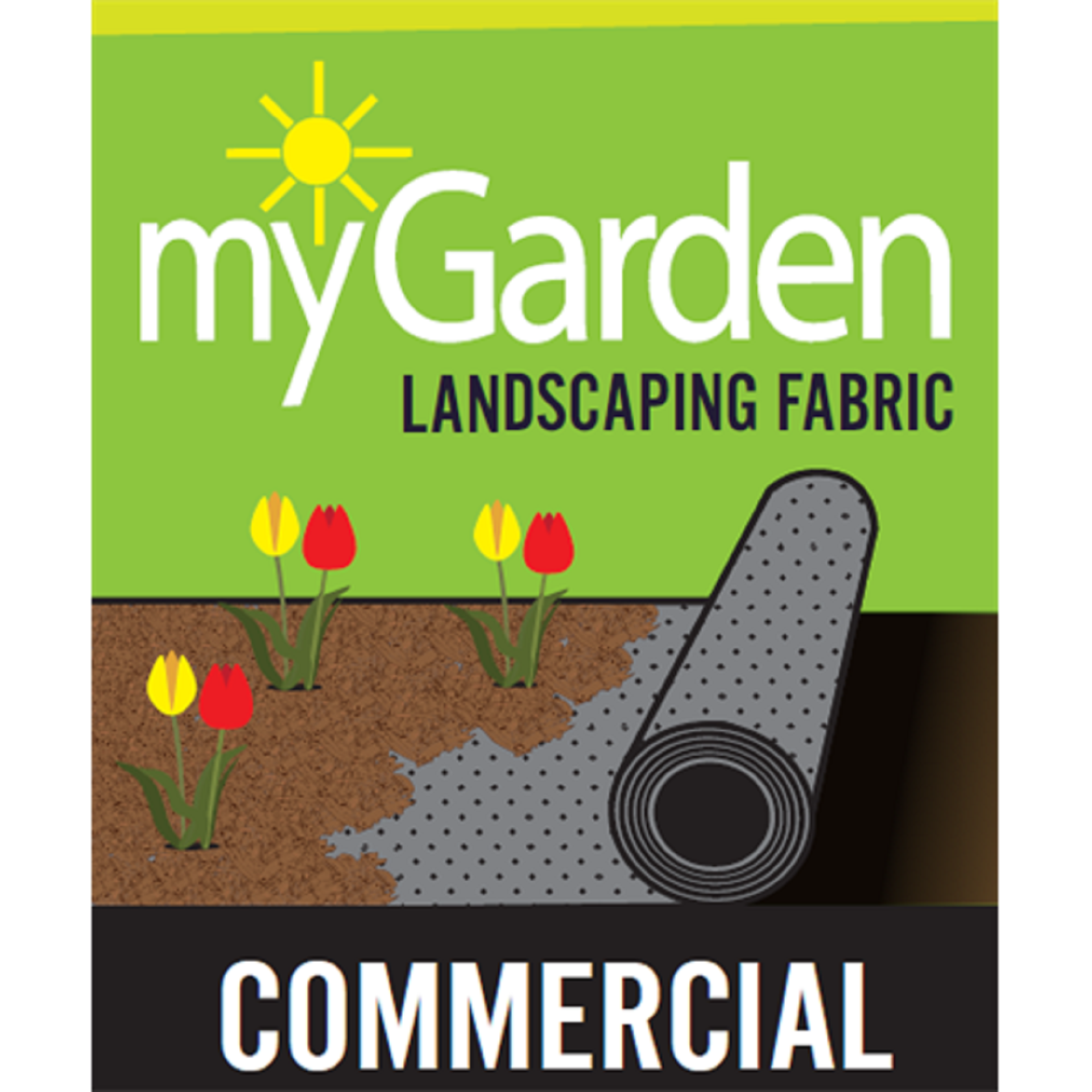 myGarden Commercial Landscape Fabric 3oz woven 6'x150'