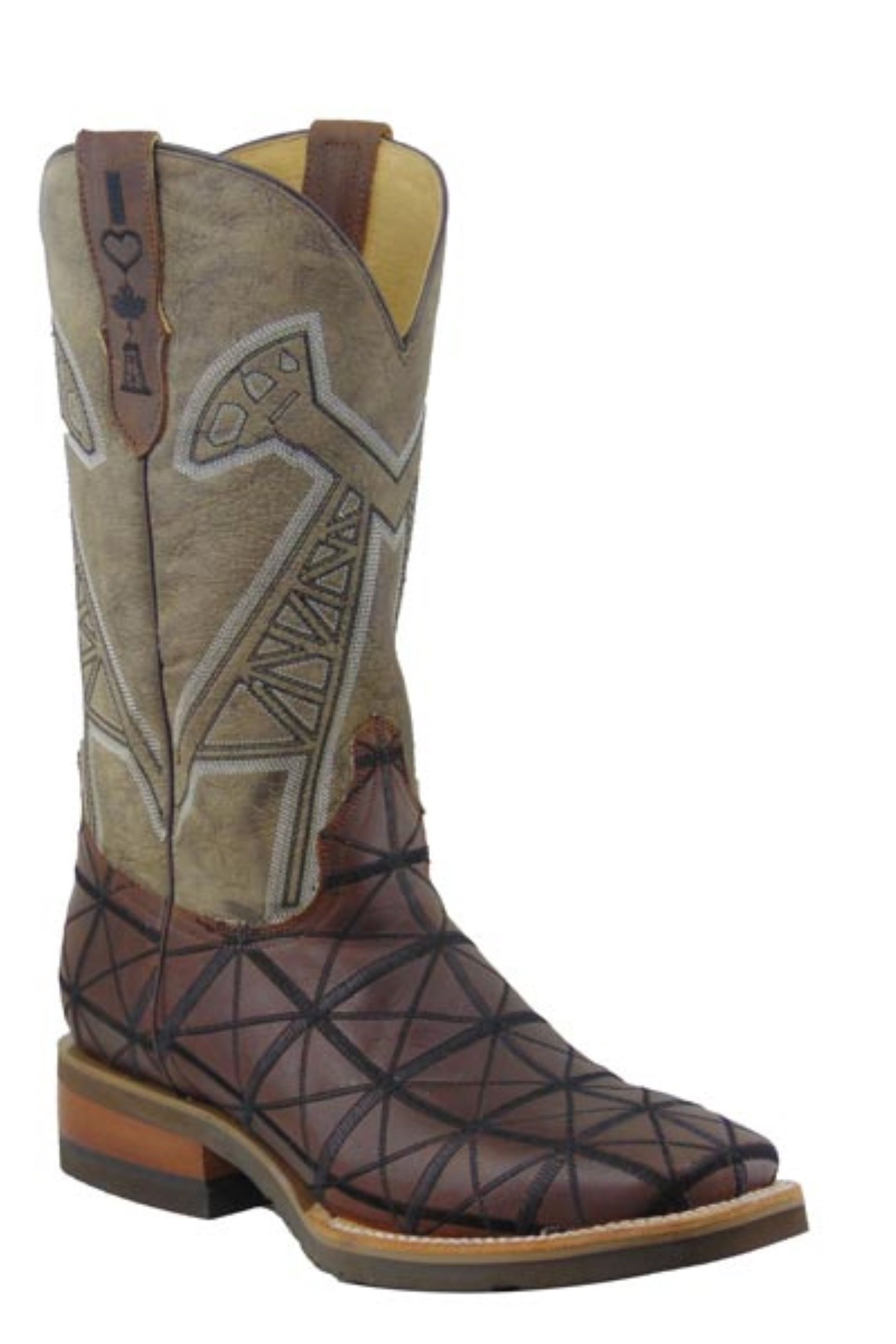 Men's Leather Western Boot - 09-020-7005-1431 BR