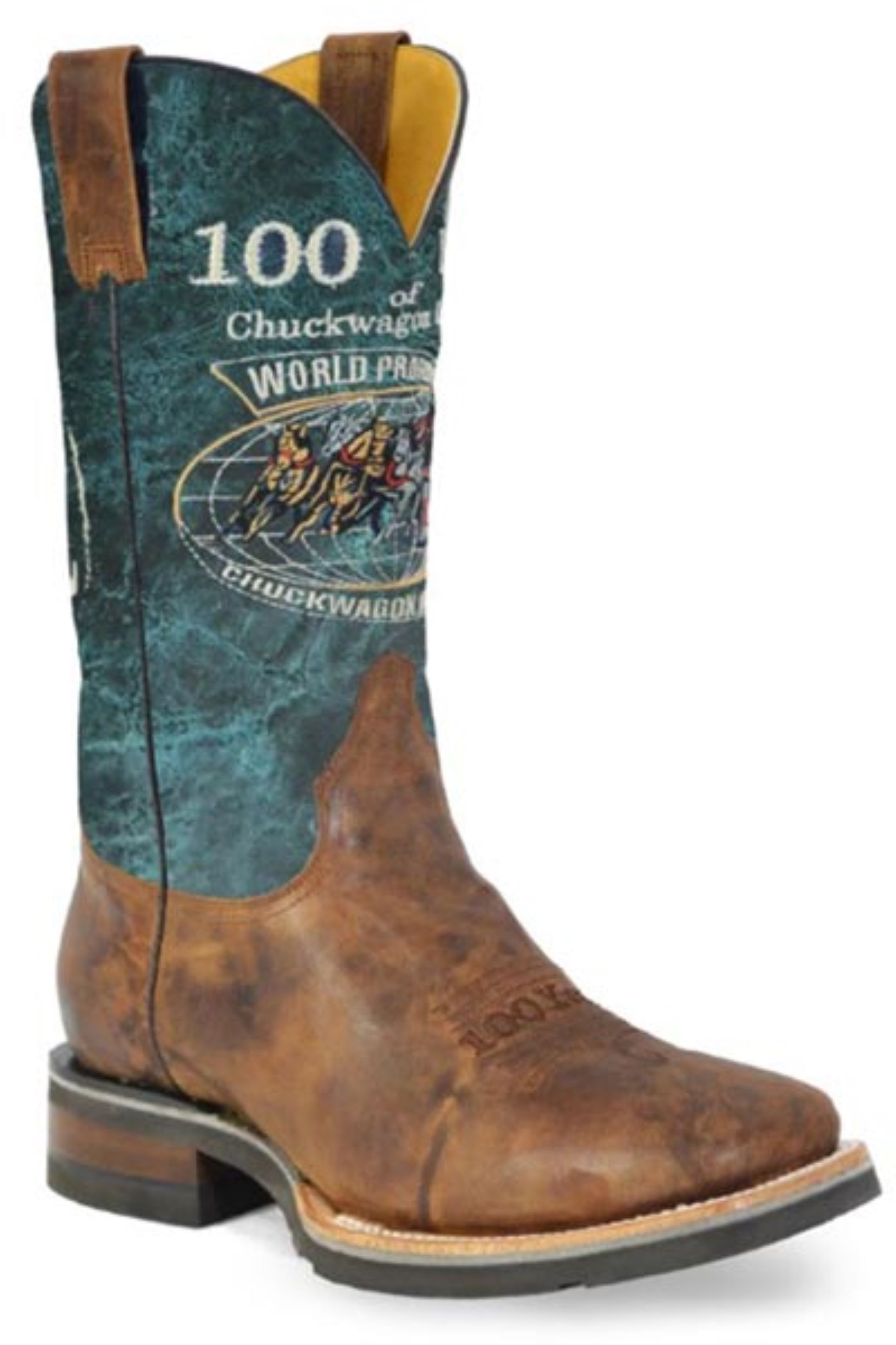 Men's Leather Western Boot - 09-020-7005-1461 BR