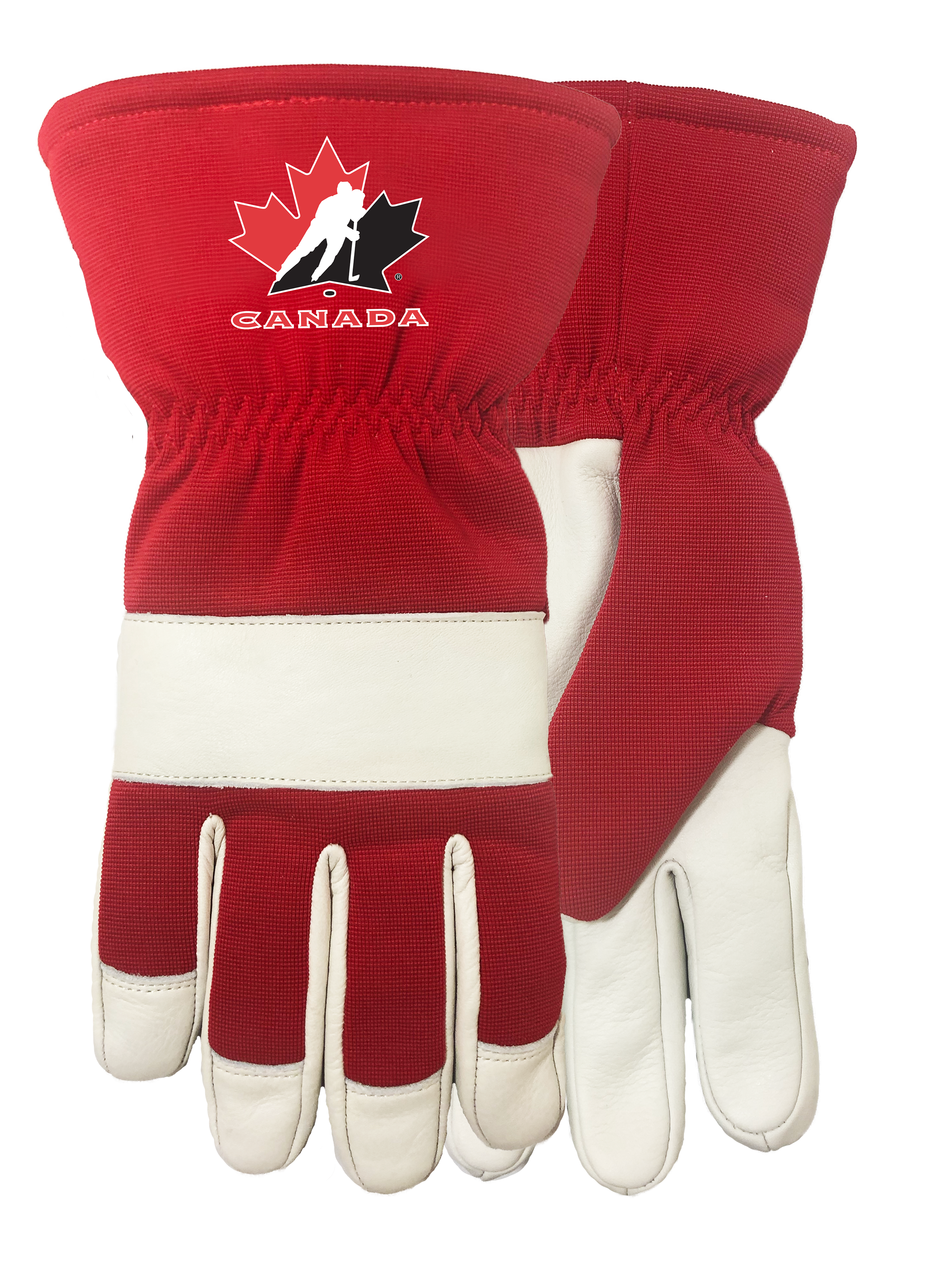 Hockey Canada Sherpa Lined Red Baron Gauntlet Gloves