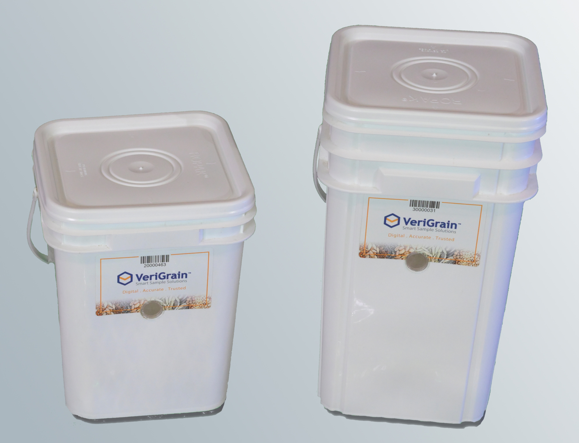 Barcoded Sample Pails