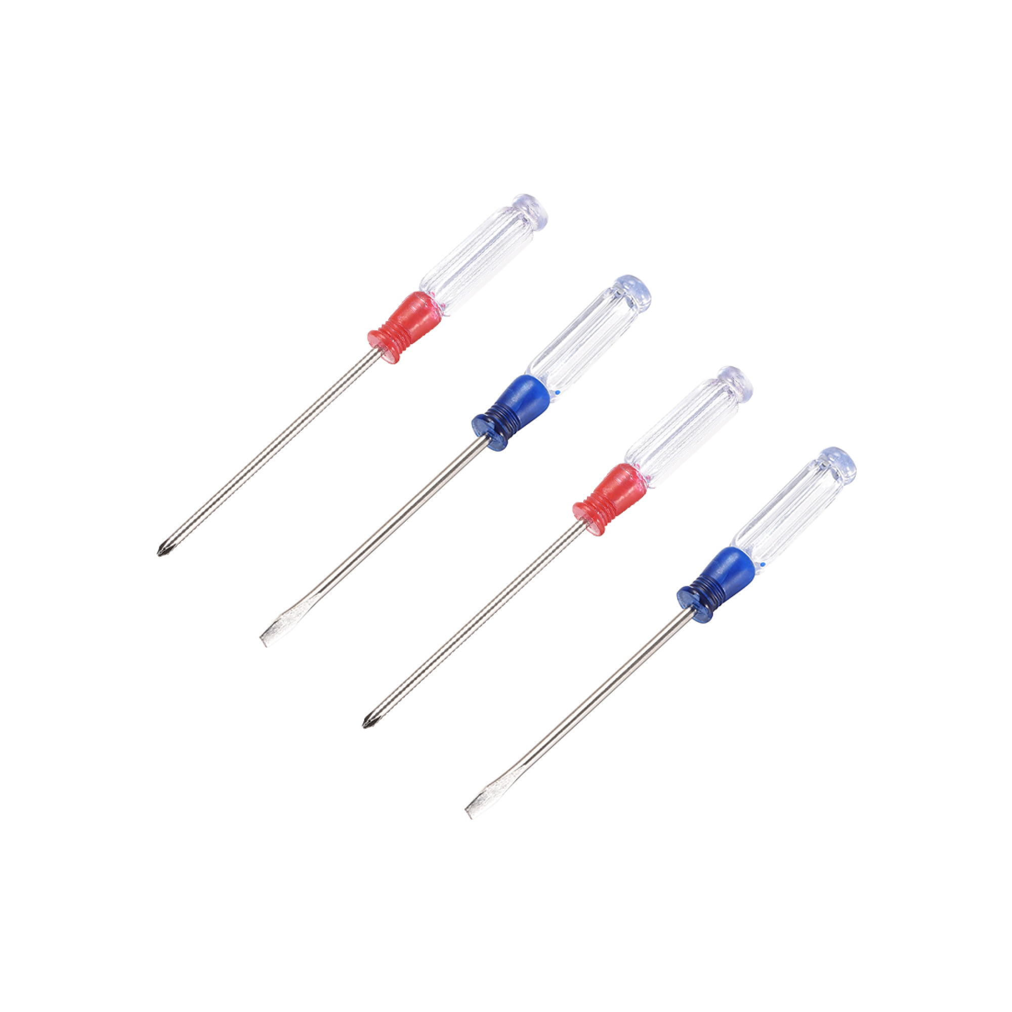 2 Sets PH00 Phillips / 3mm Slotted Magnetic Screwdriver 4pcs