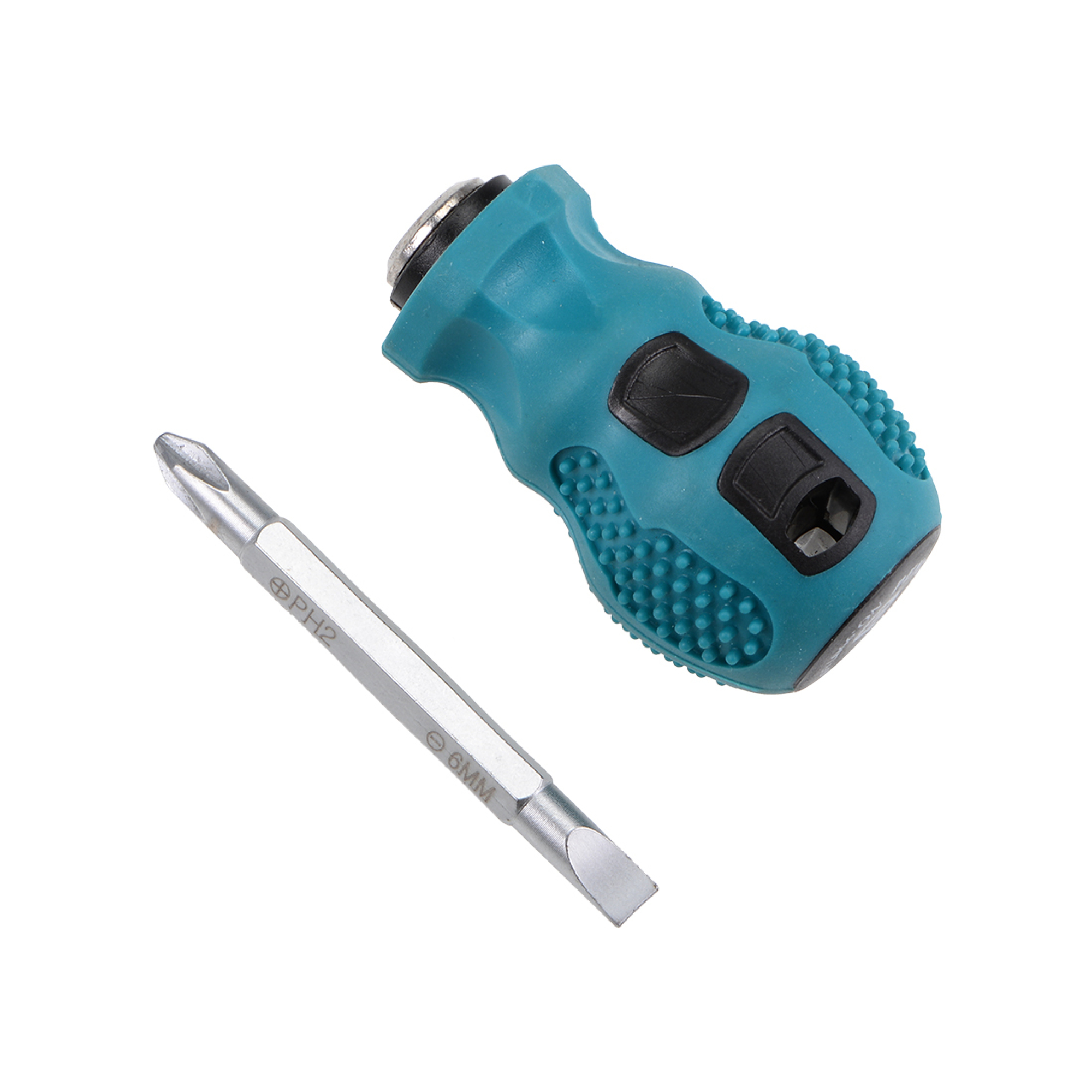 Dual Way PH2/SL6 Magnetic Screwdriver Bits with 61mm Handle