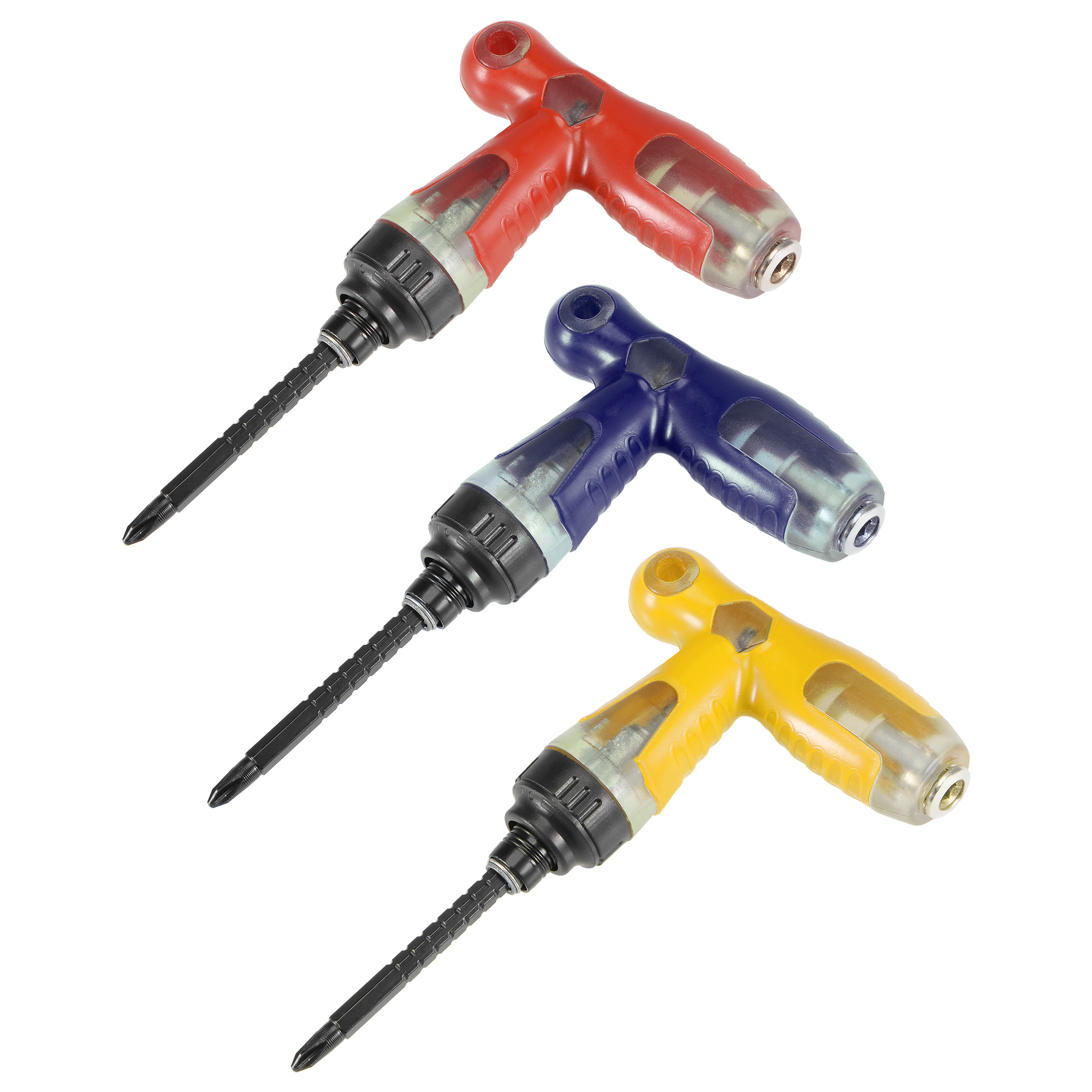 2 in 1 T Handle Screwdriver 6mm Slotted / PH2 Phillips 3pcs