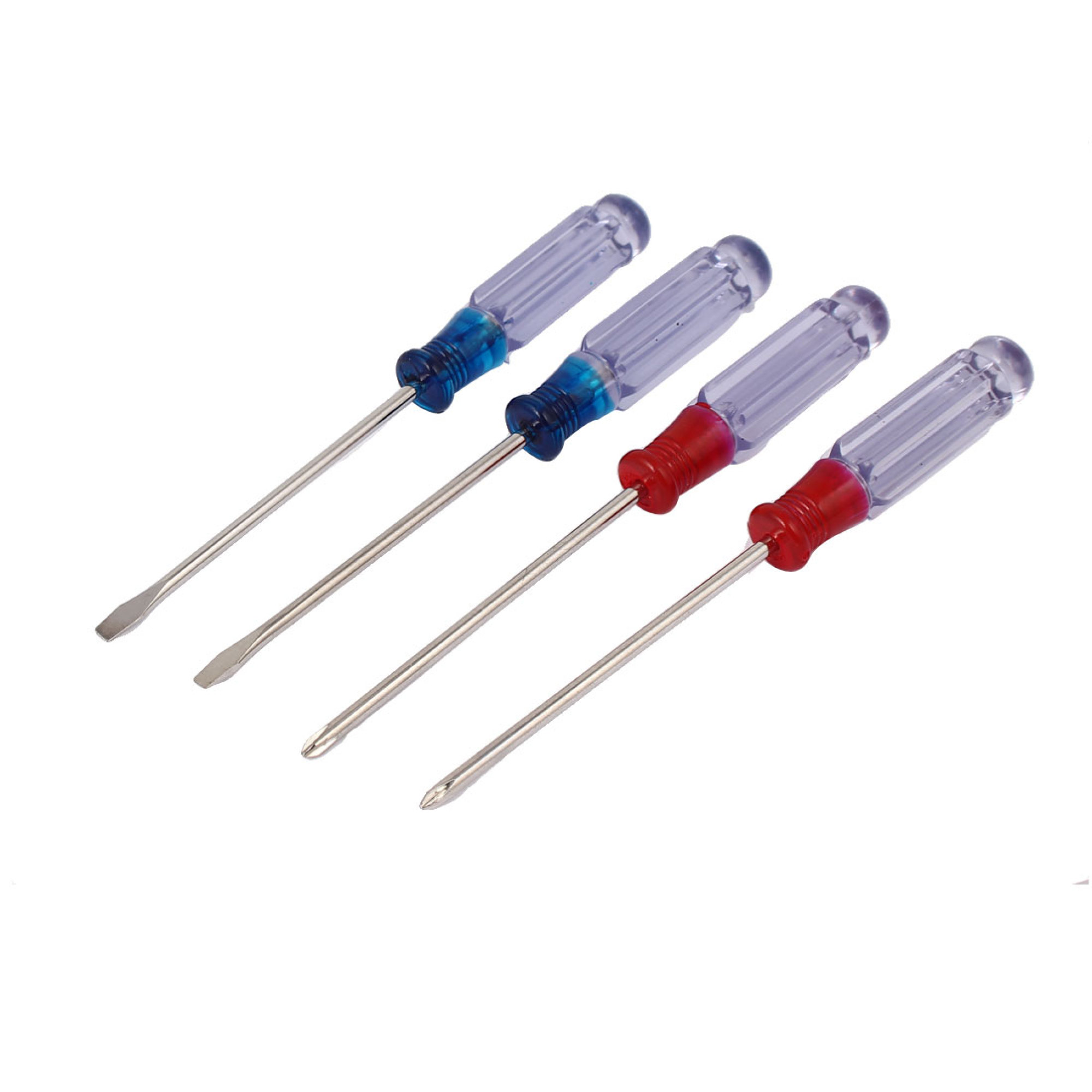 3mm Tip Metal Phillips Slotted Screwdriver Set 4 in 1 130mm