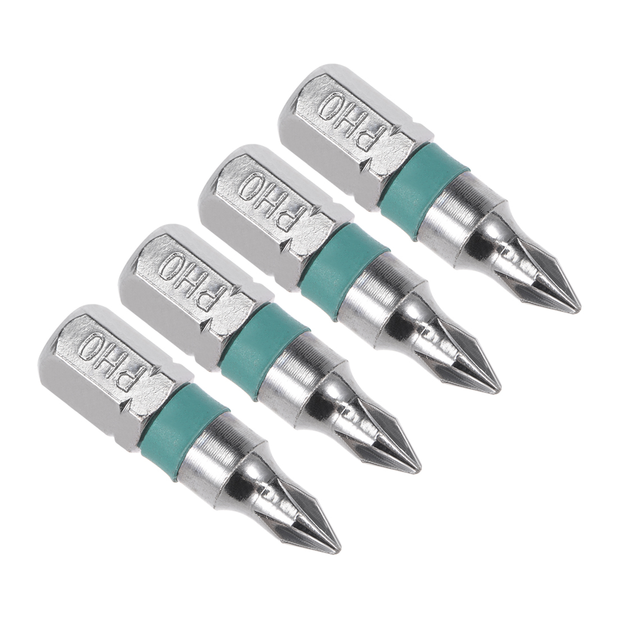 4Pcs 1/4" Magnetic PH0 Phillips Screwdriver Drill Bits 25mm