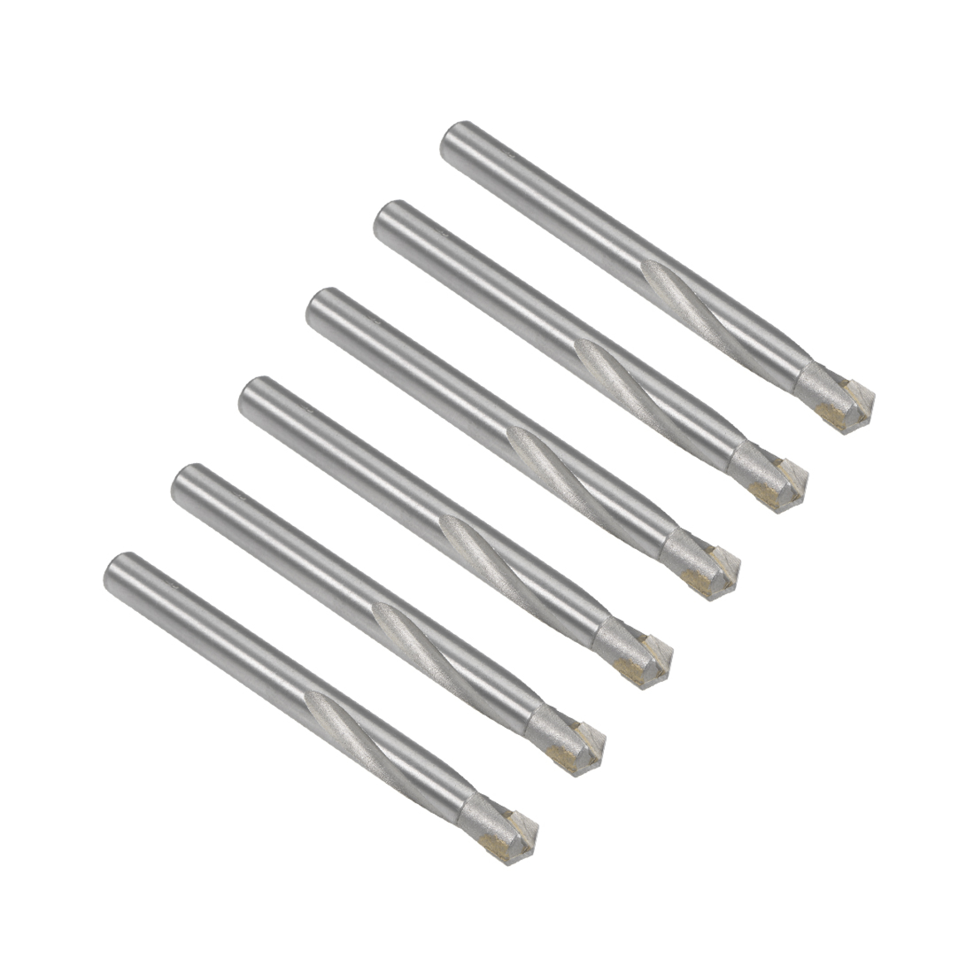 6pcs Carbide Drill Bits for Metals 9mm