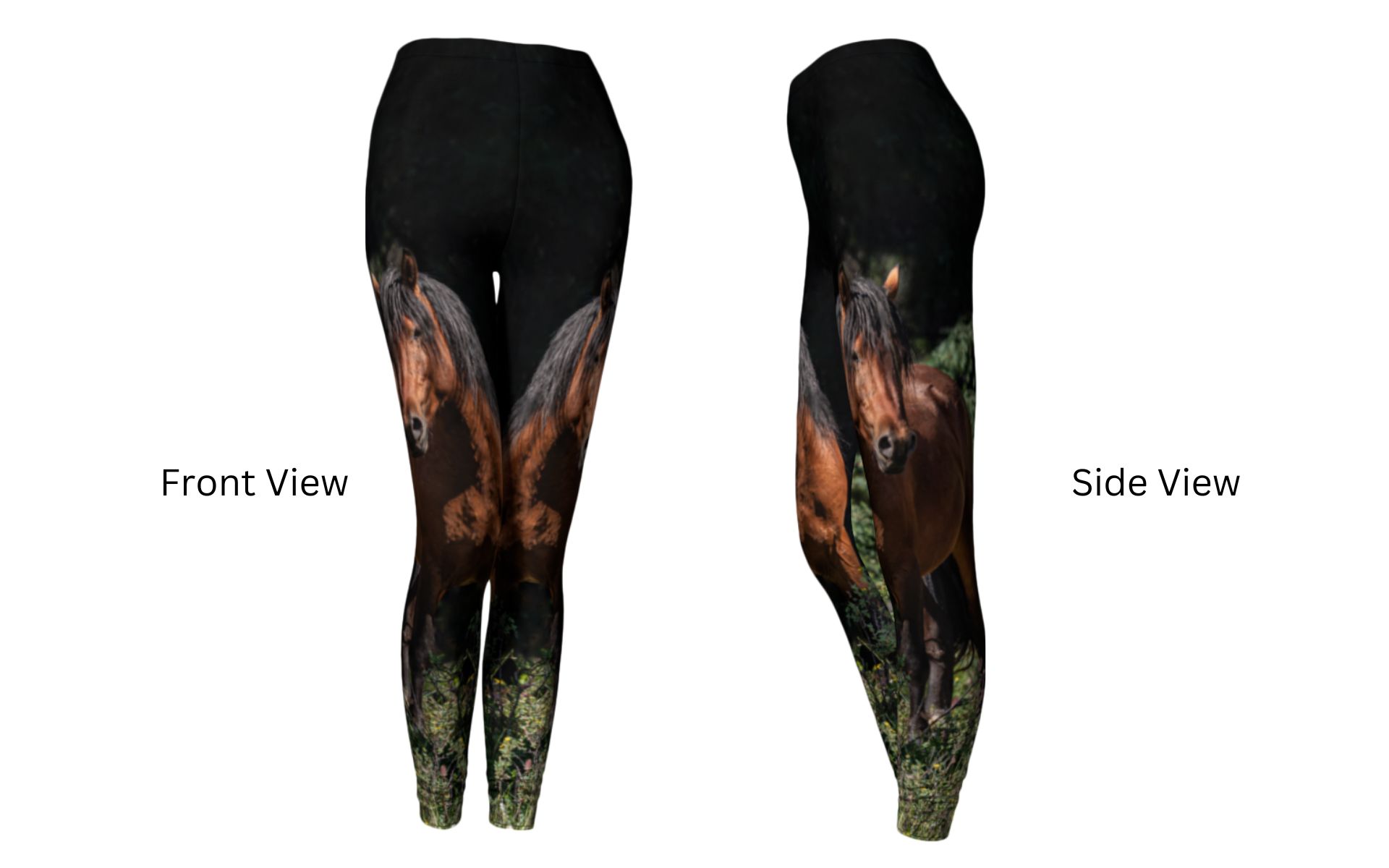 Adult Yoga Leggings Wild Stallion