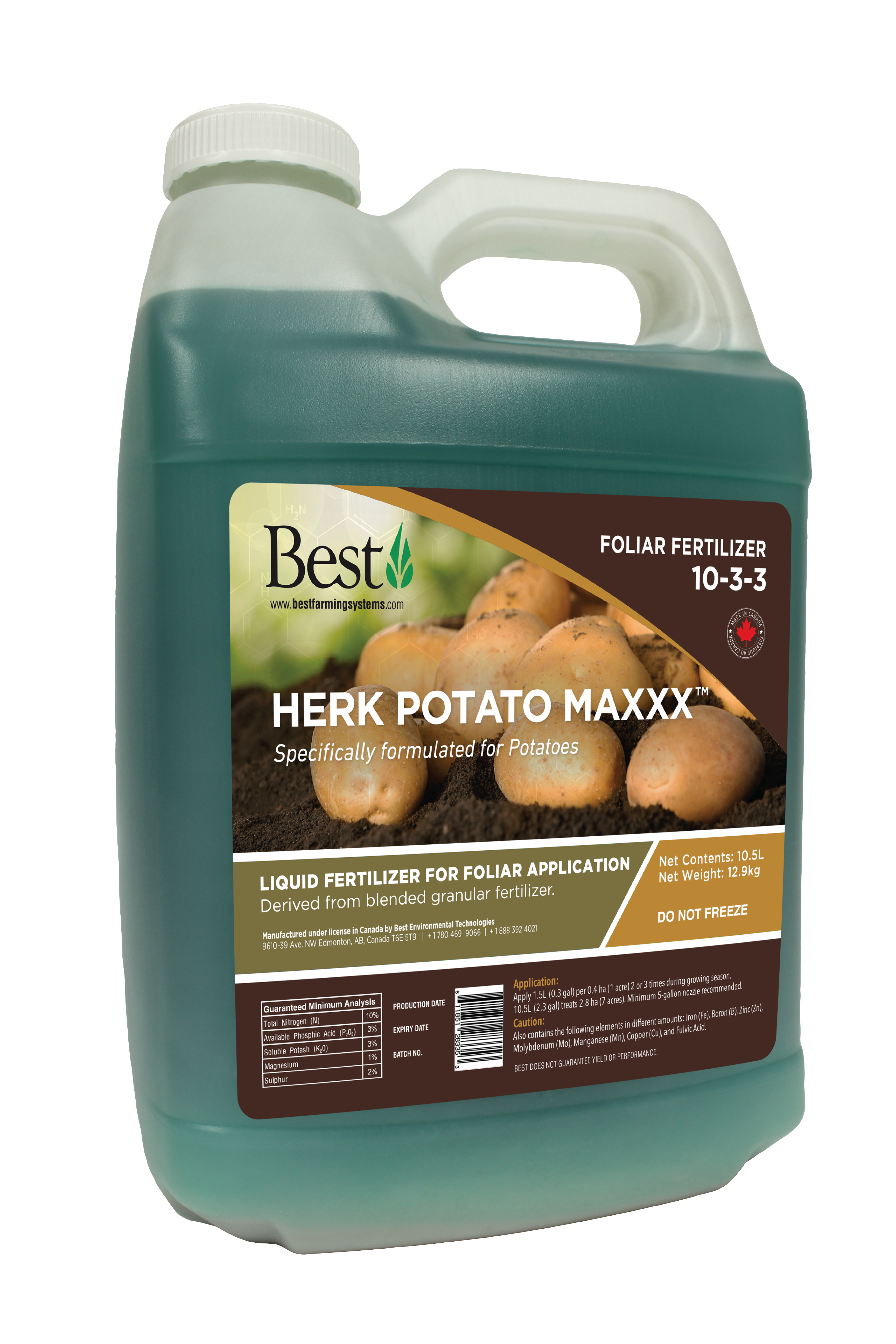 Custom Foliar Fetilizer for Potatoes