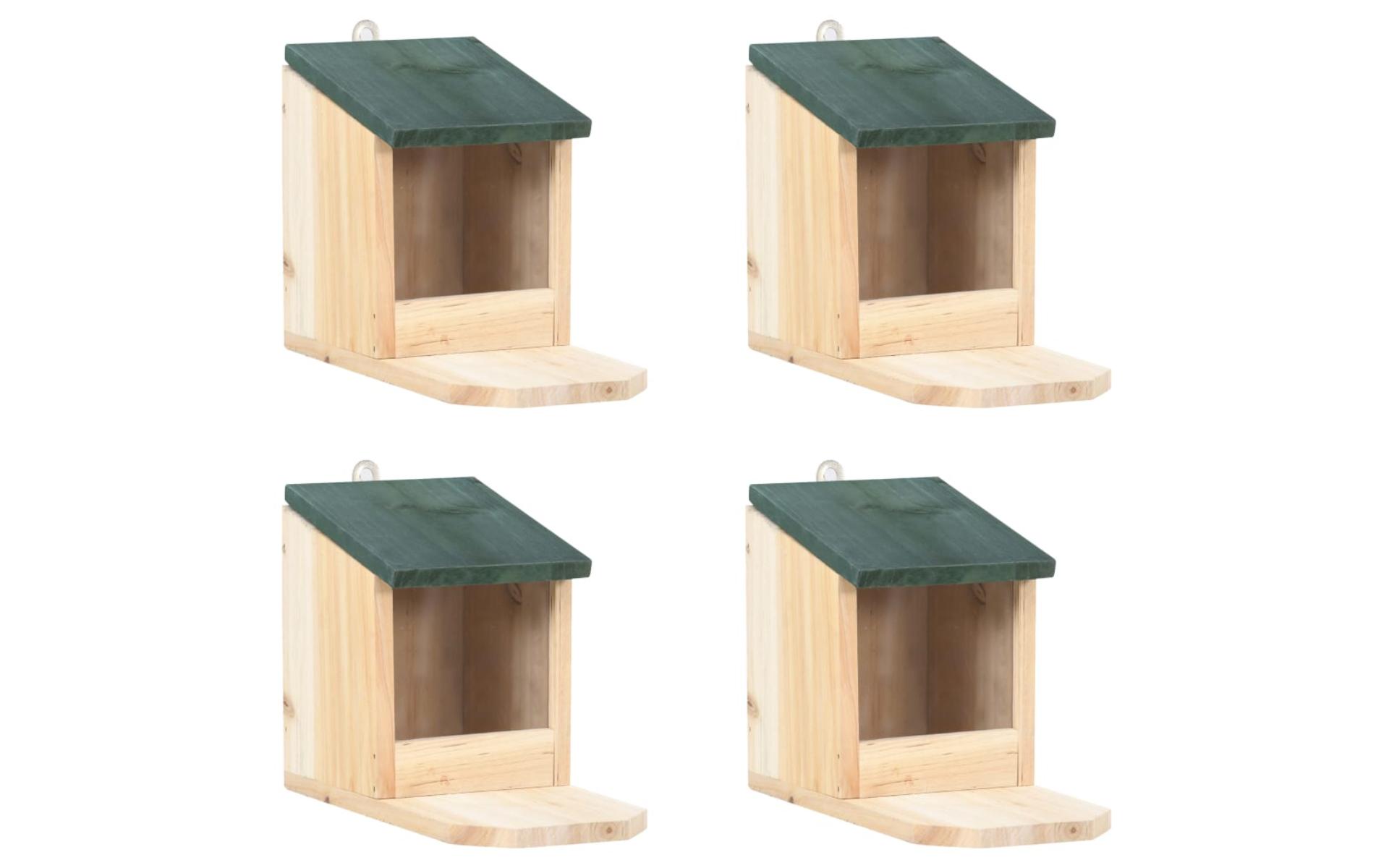 Squirrel houses 4 pcs Fir wood