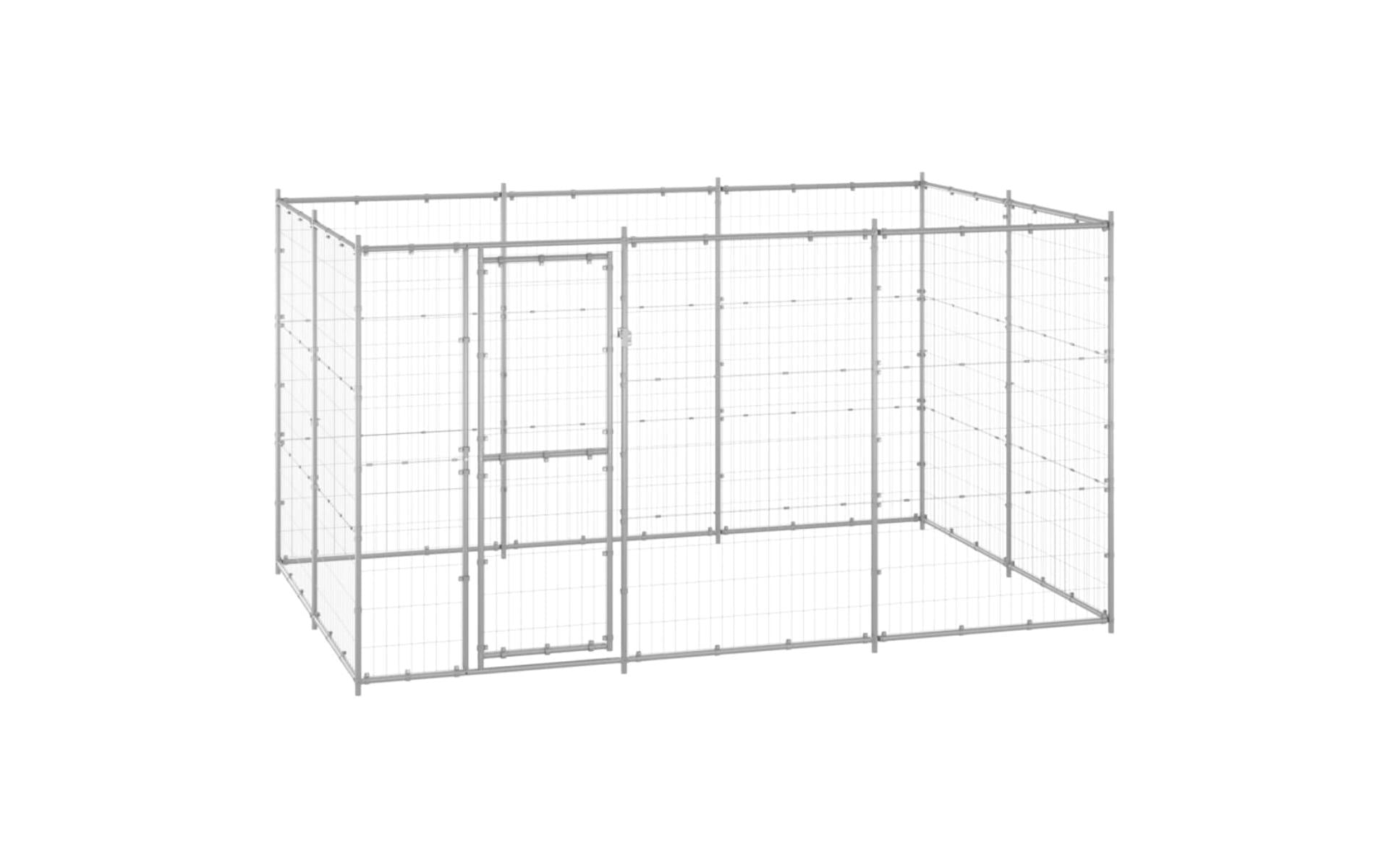 Outdoor kennel Galvanized steel 7.26 m²