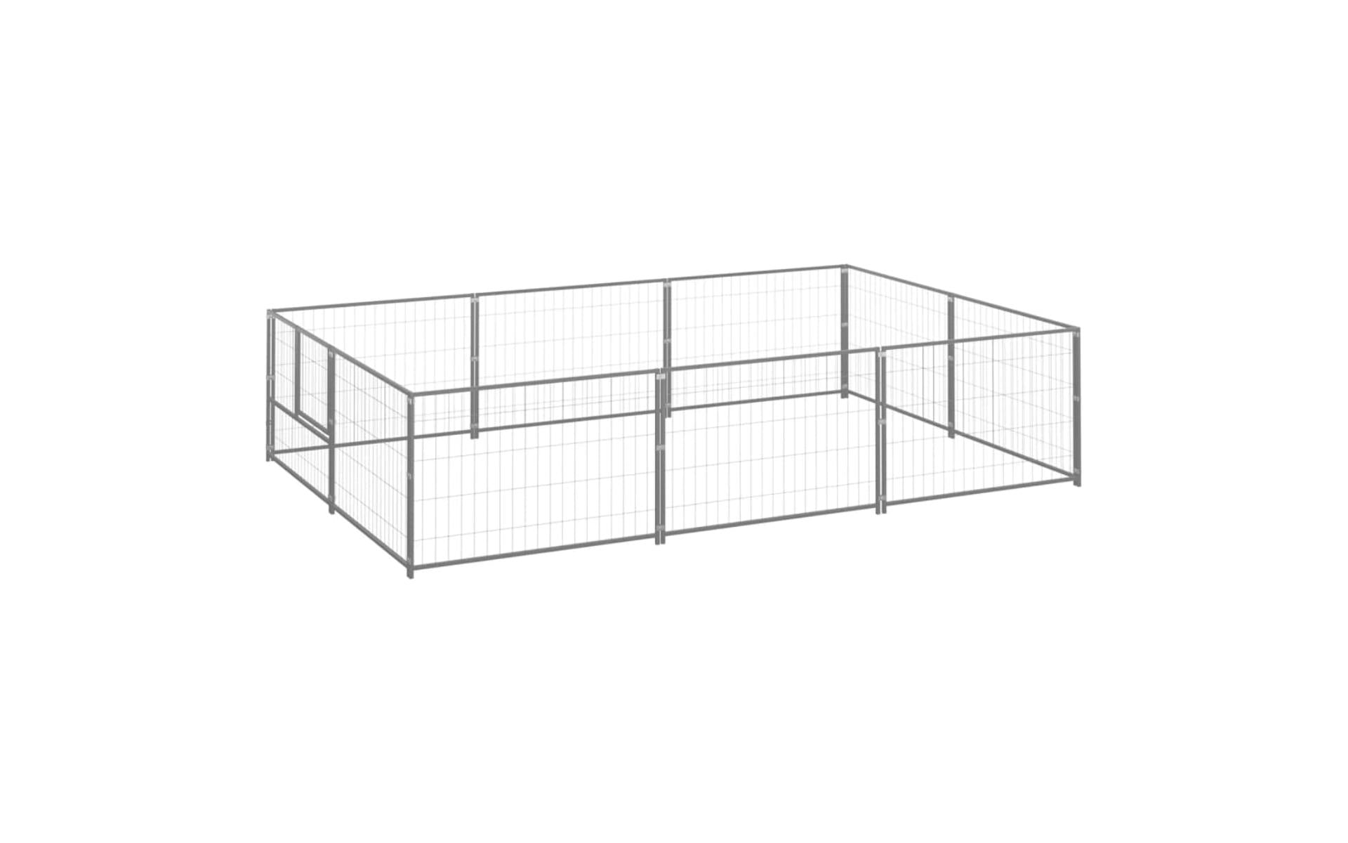 Silver Kennel 6 m² Steel