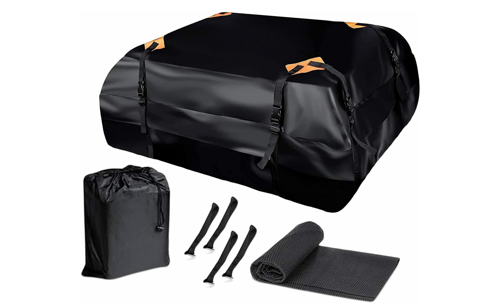 Car Roof Cargo Bag with a Protective Anti Slip Mat 