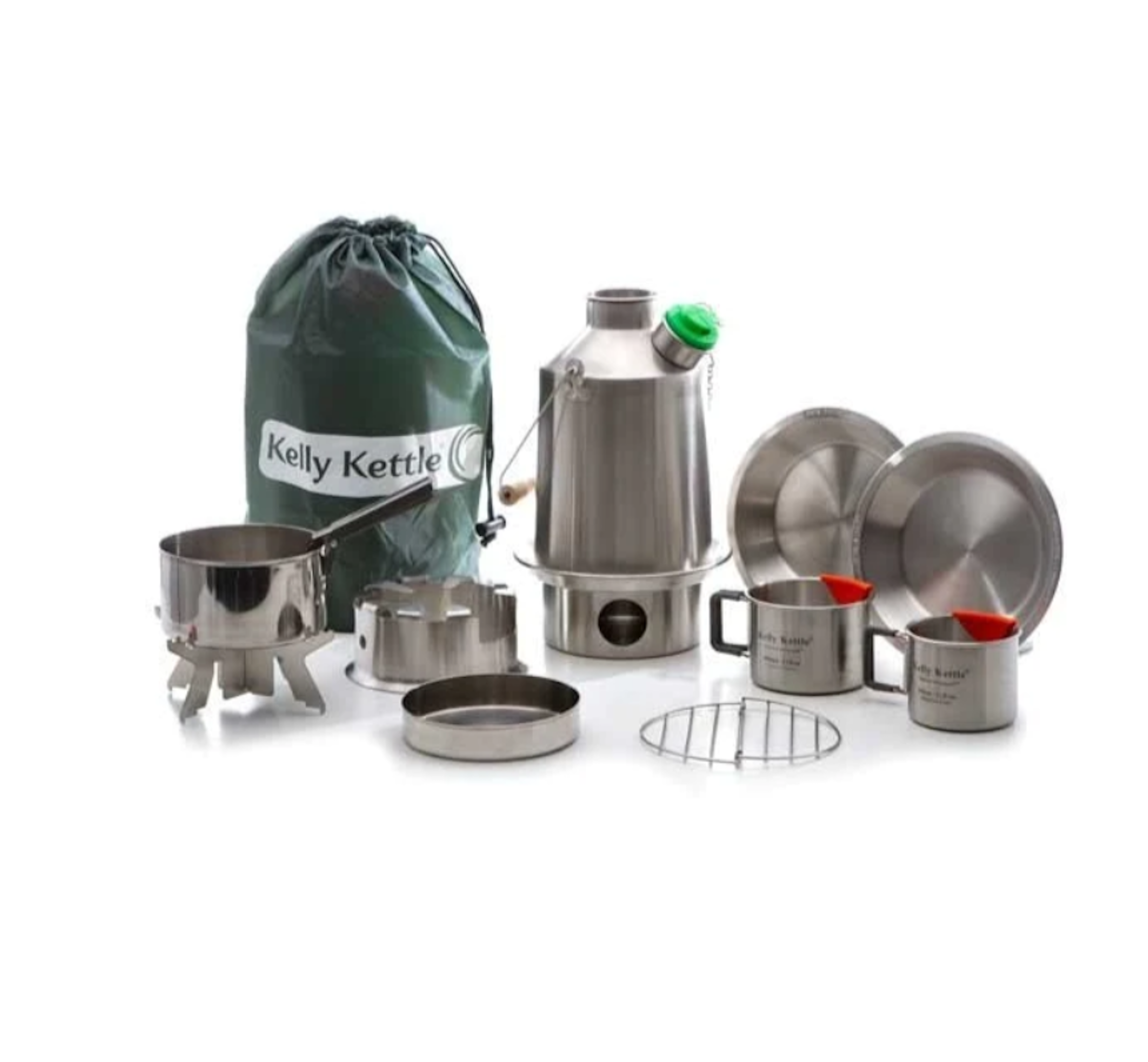 ULTIMATE SCOUT KIT | STAINLESS STEEL Scout Kettle Wood Stove