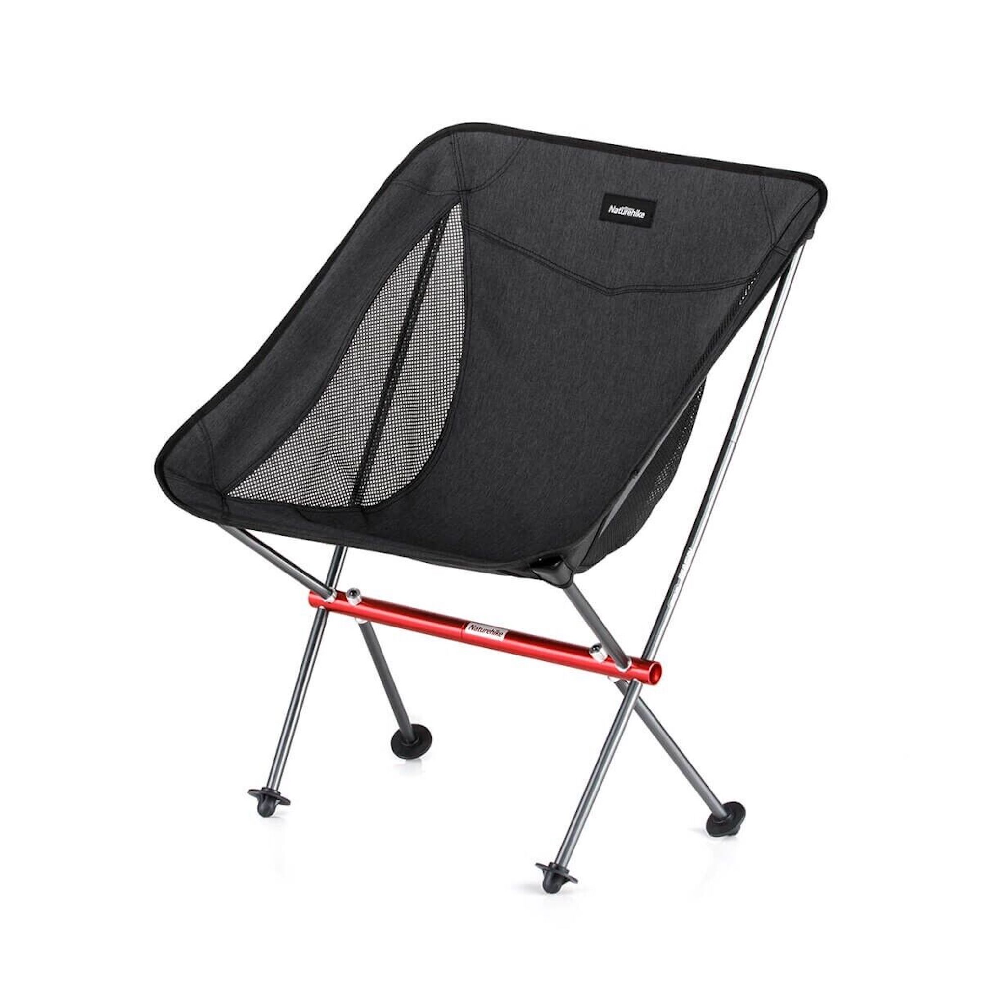 ULTRA COMPACT MOON CHAIR Portable Outdoor Folding (Black)