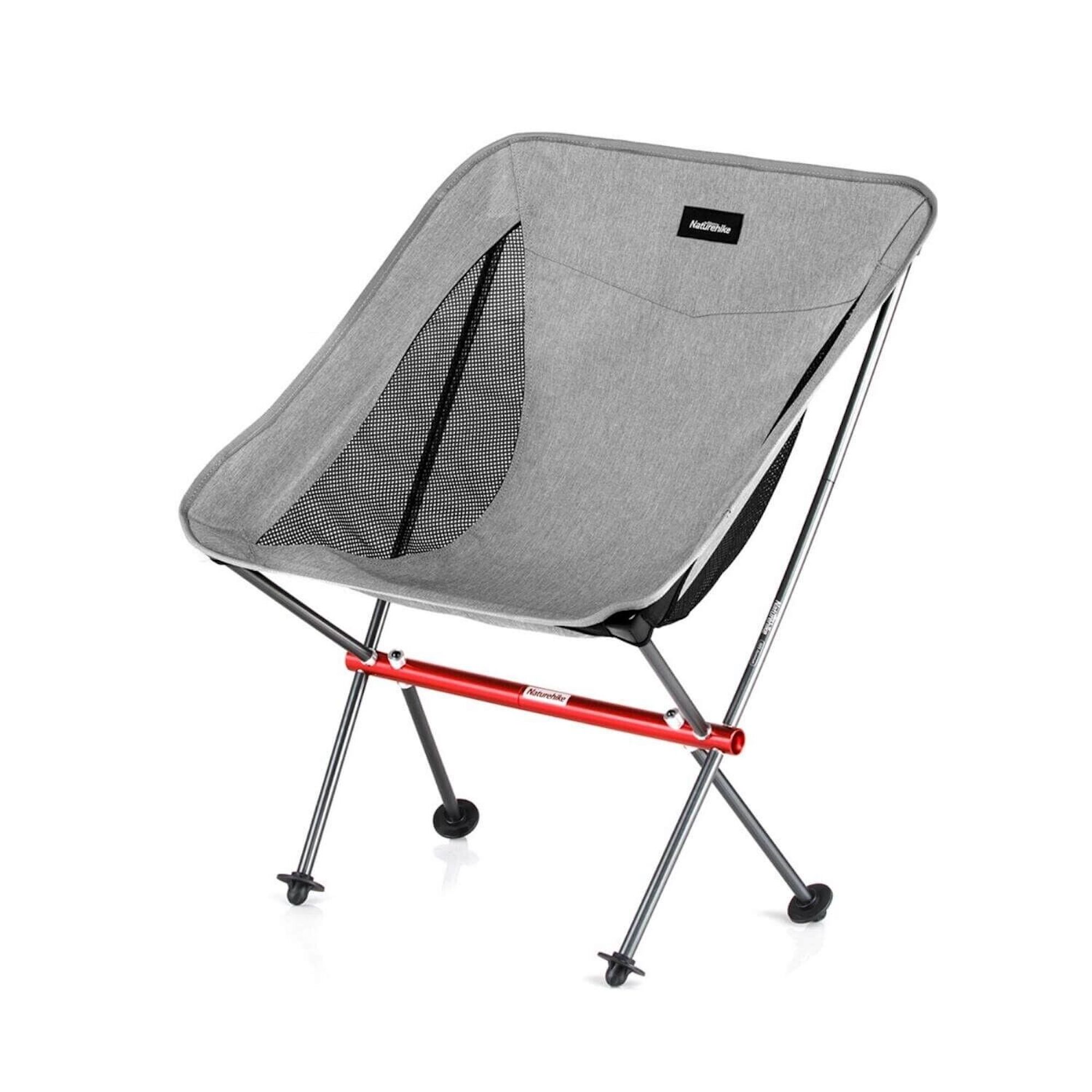 ULTRA COMPACT MOON CHAIR Portable Outdoor Camping (Grey)