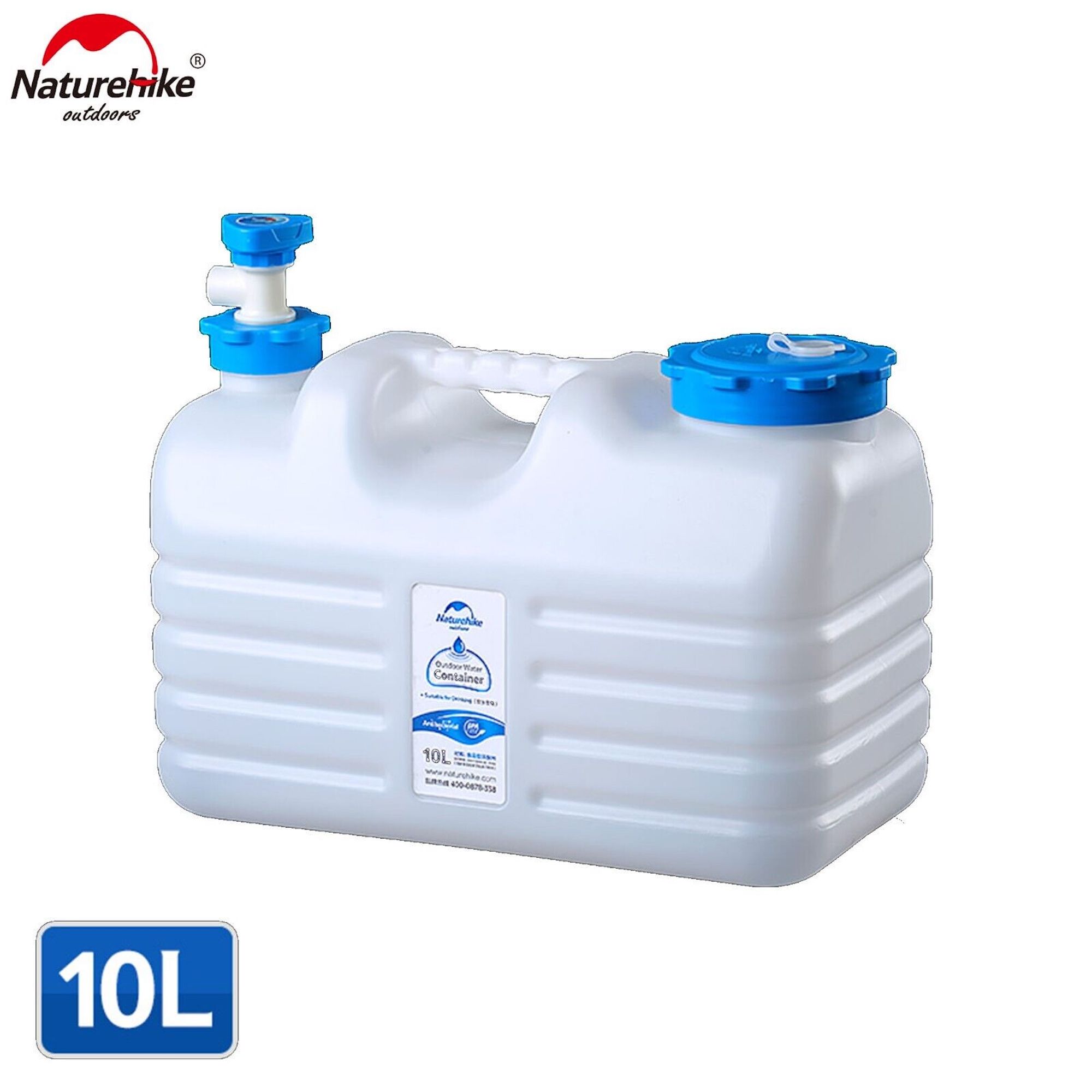 Square Water Container 10 Ltr BPA Free