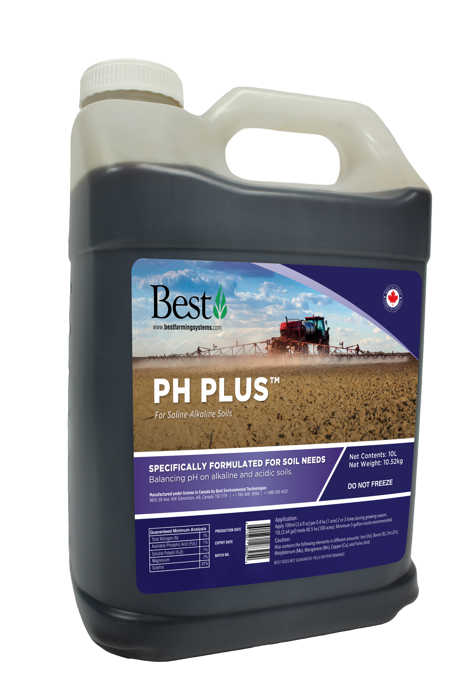 PH Plus -  10 L Used to neutralize the ph levels in soil