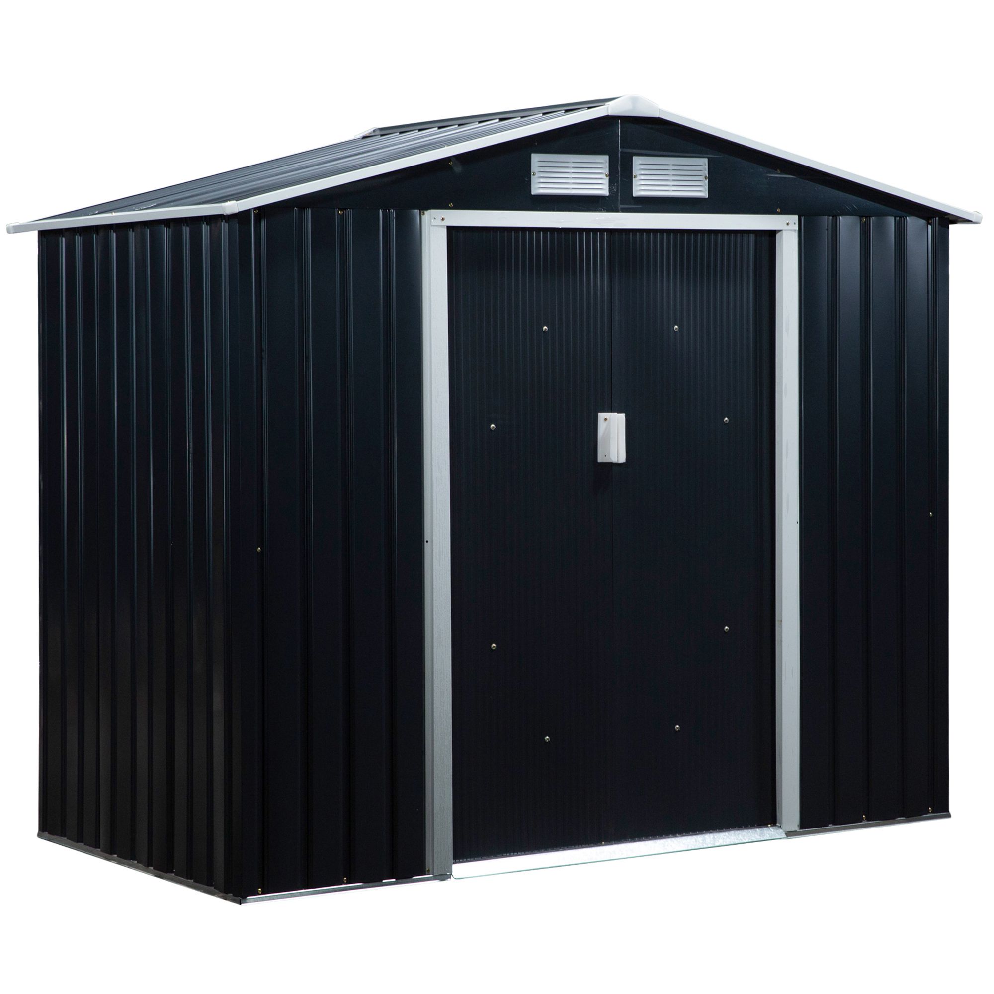 Garden Metal Tool Storage Shed