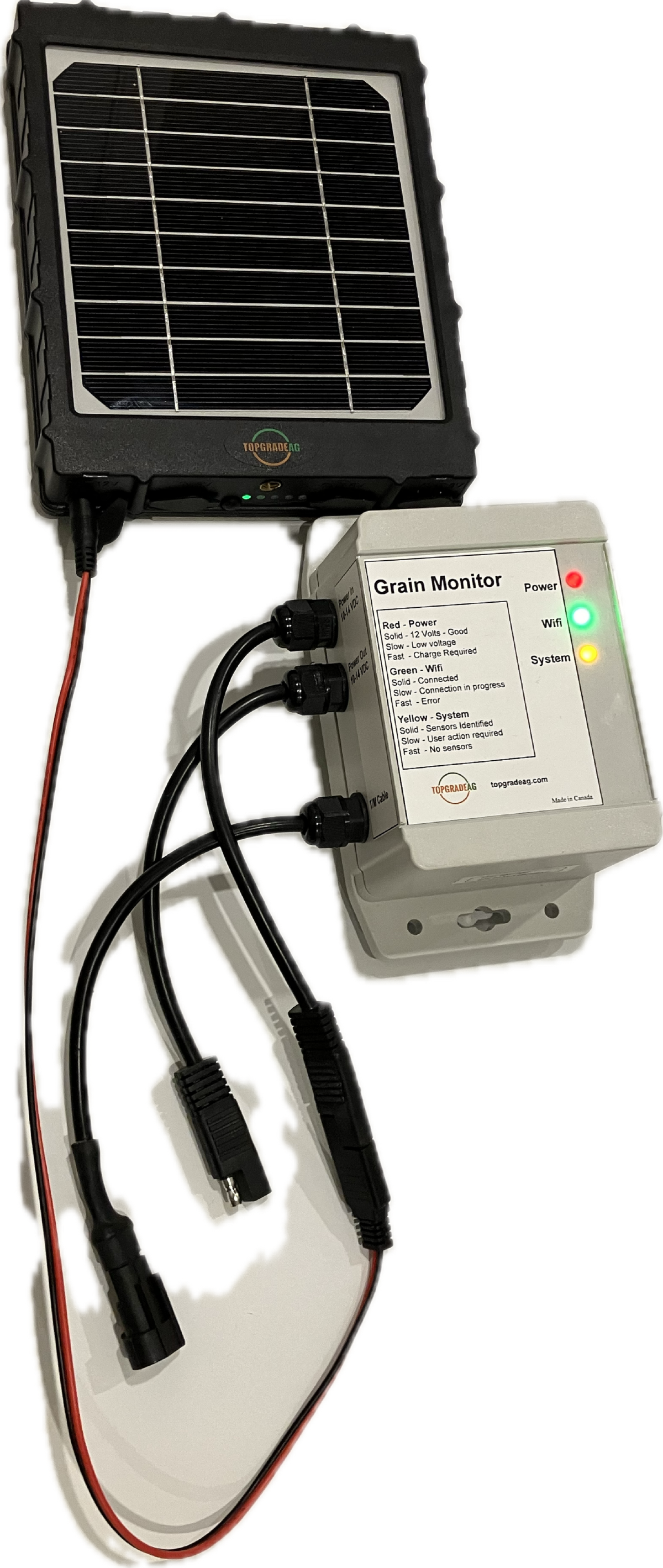 Grain Monitoring system - 5 cables Plus