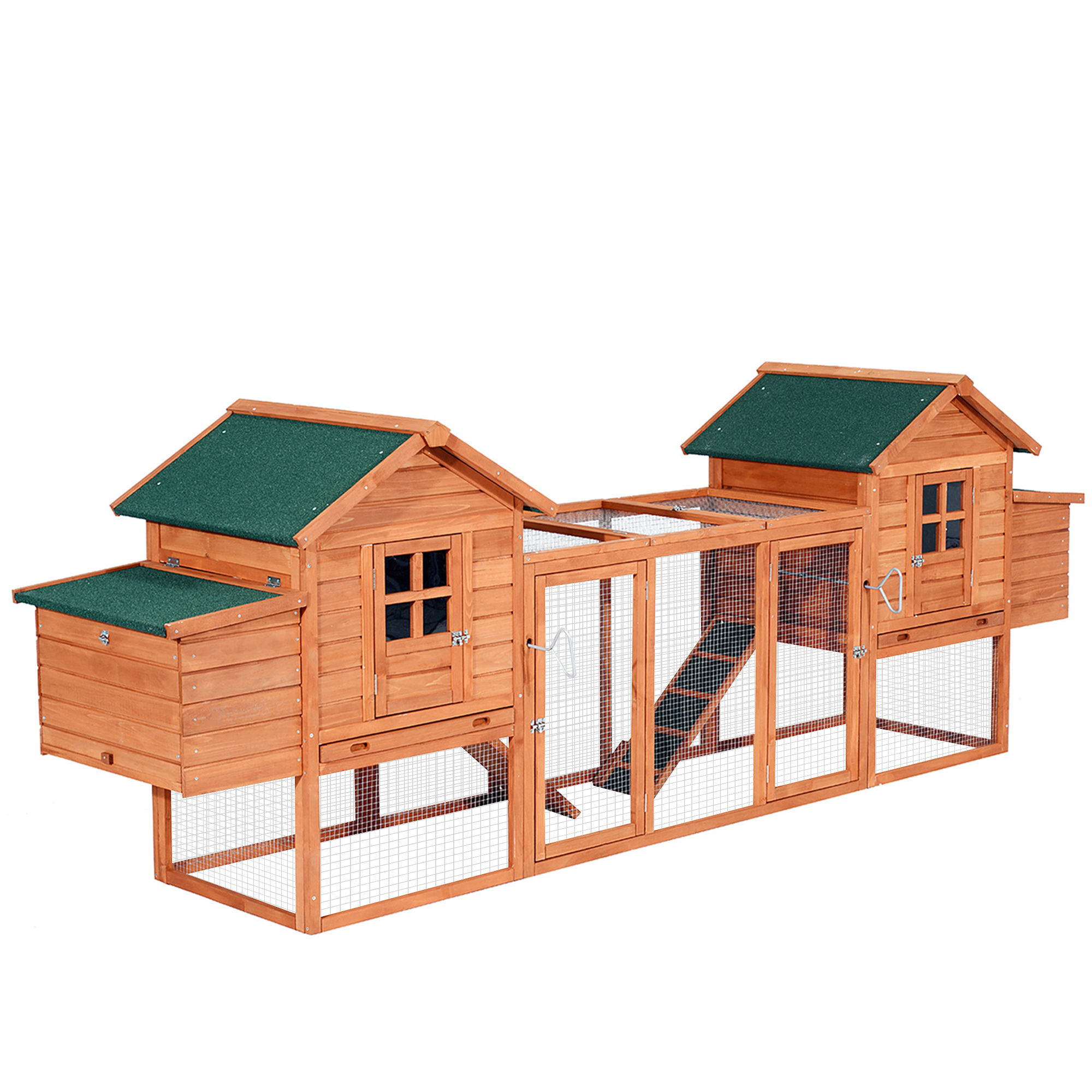 123" Large Wooden Chicken Coop