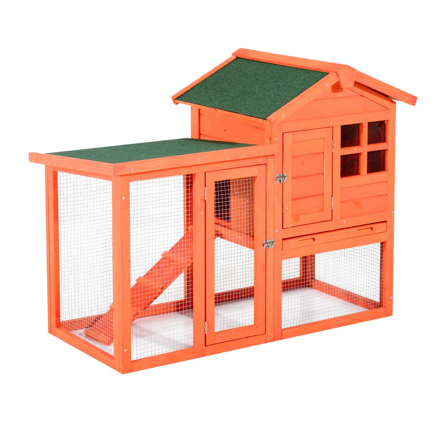 48” X 24" X 36" Deluxe Waterproof Rabbit Hutch