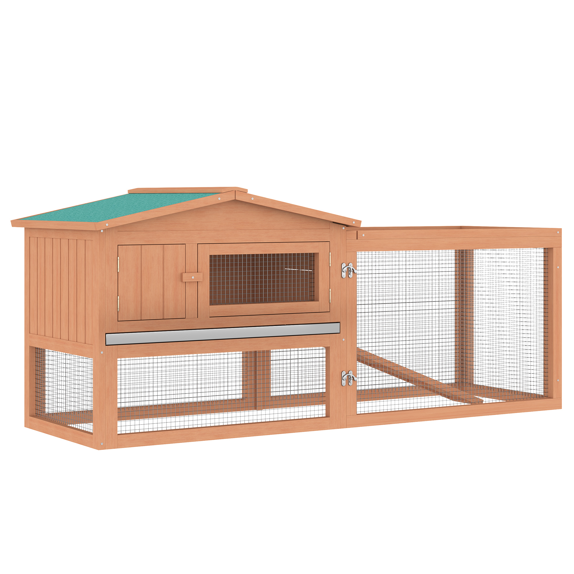 Wooden Rabbit Hutch Cage Bunny House