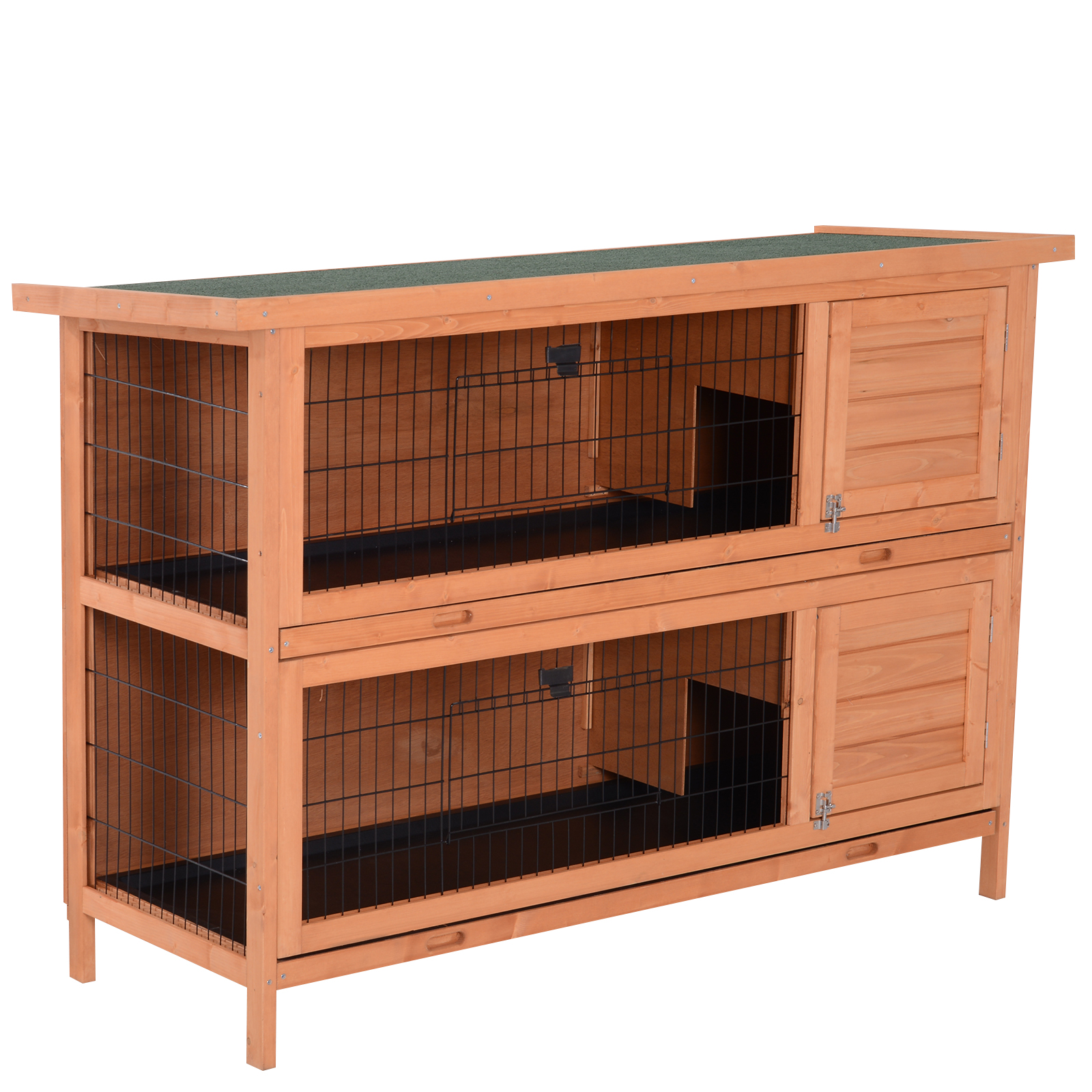 Rabbit Hutch Bunny Pet House Wooden Coop Run