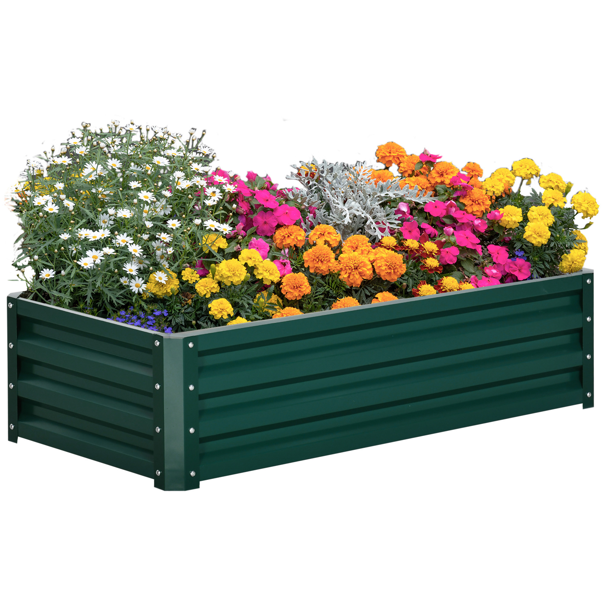 4' X 2' X 1' Raised Garden Bed, Grey