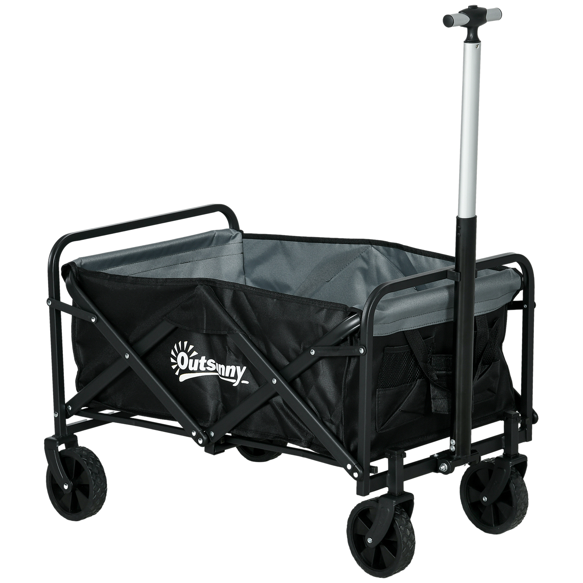 Collapsible Wagon Cart with Telescopic Handle
