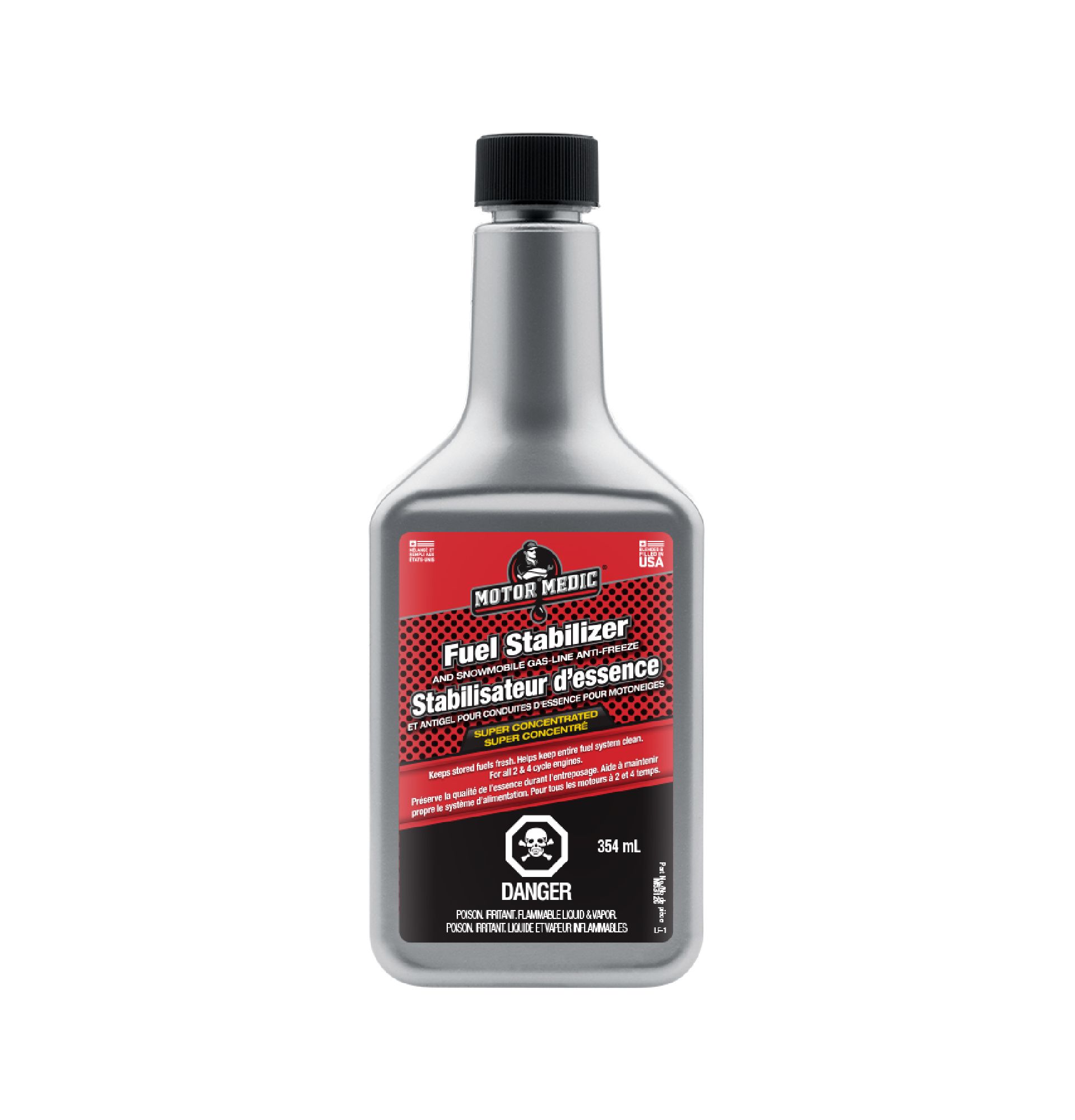 FUEL STABILIZER AND SNOWMOBILE GAS-LINE ANTIFREEZE