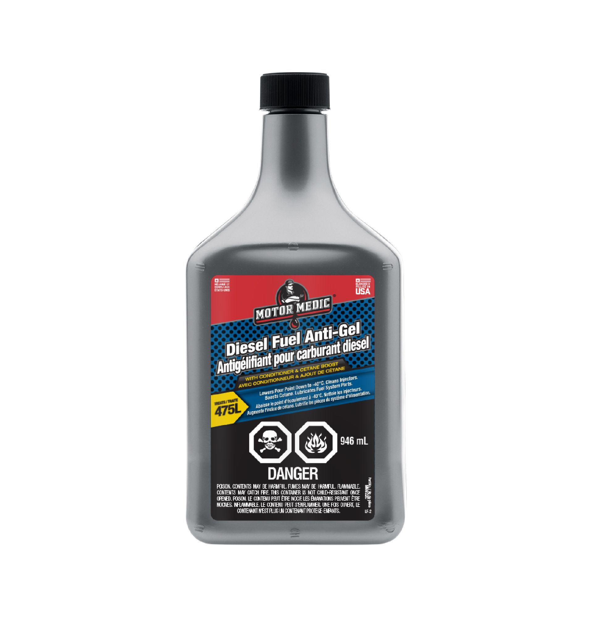 MOTOR MEDIC DIESEL FUEL ANTI-GEL W/CONDITIONER  CETANE BOOST