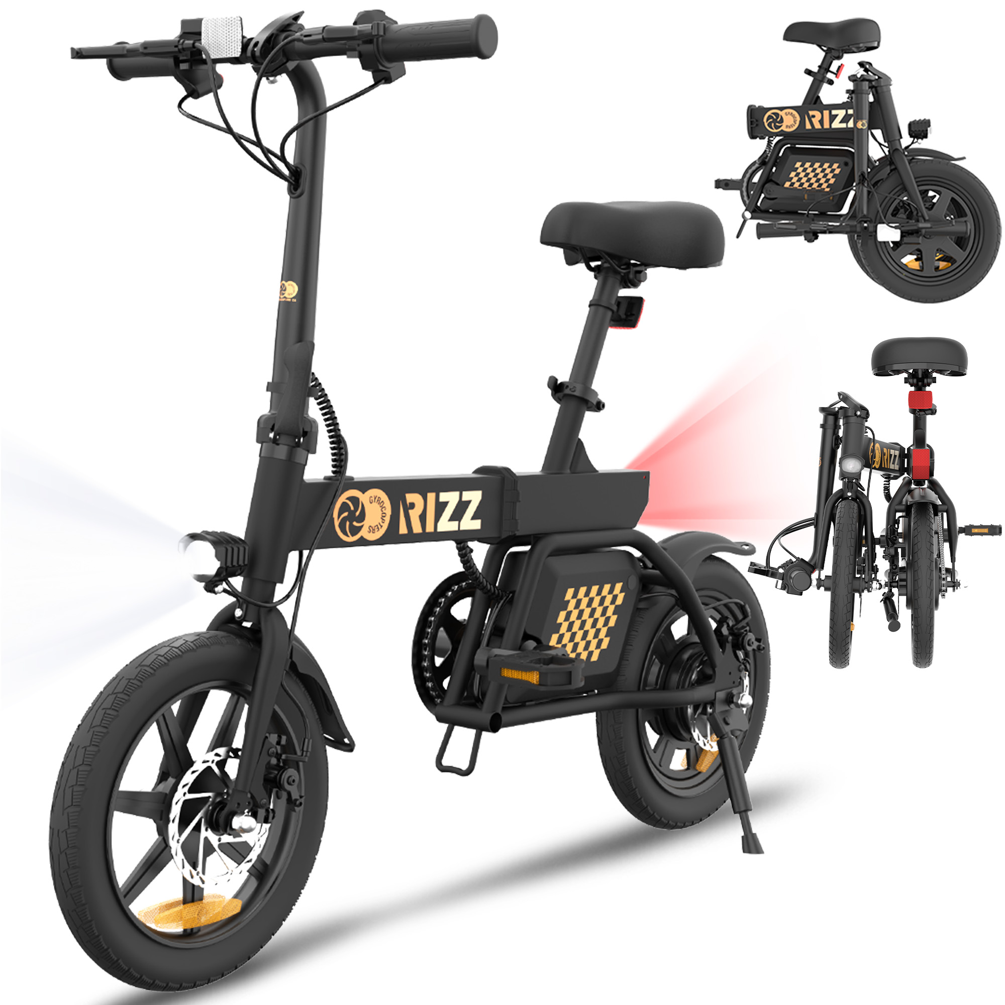 Gyrocopters Rizz Foldable E-Bike, up to 55 km range, UL2849