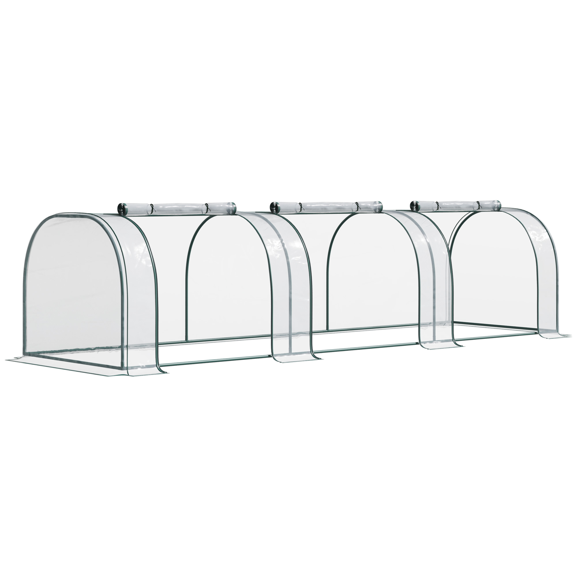 13' X 3' X 2.5' Portable Tunneled Greenhouse