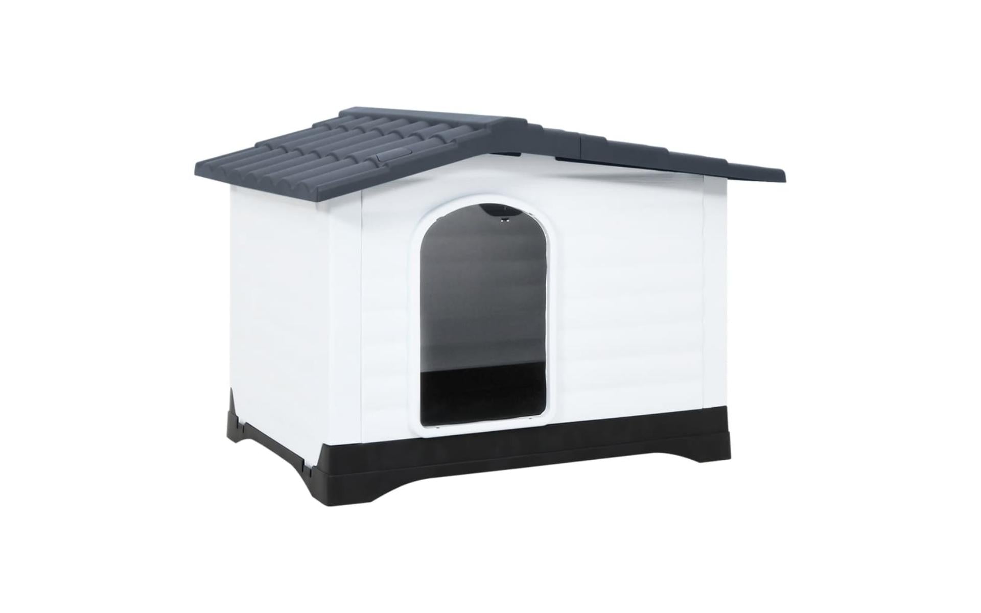 Dog kennel Gray 90.5x68x66 cm Polypropylene