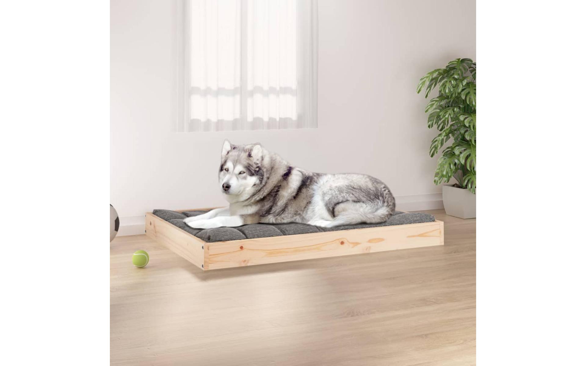 Dog bed 101.5x74x9 cm Solid pine wood