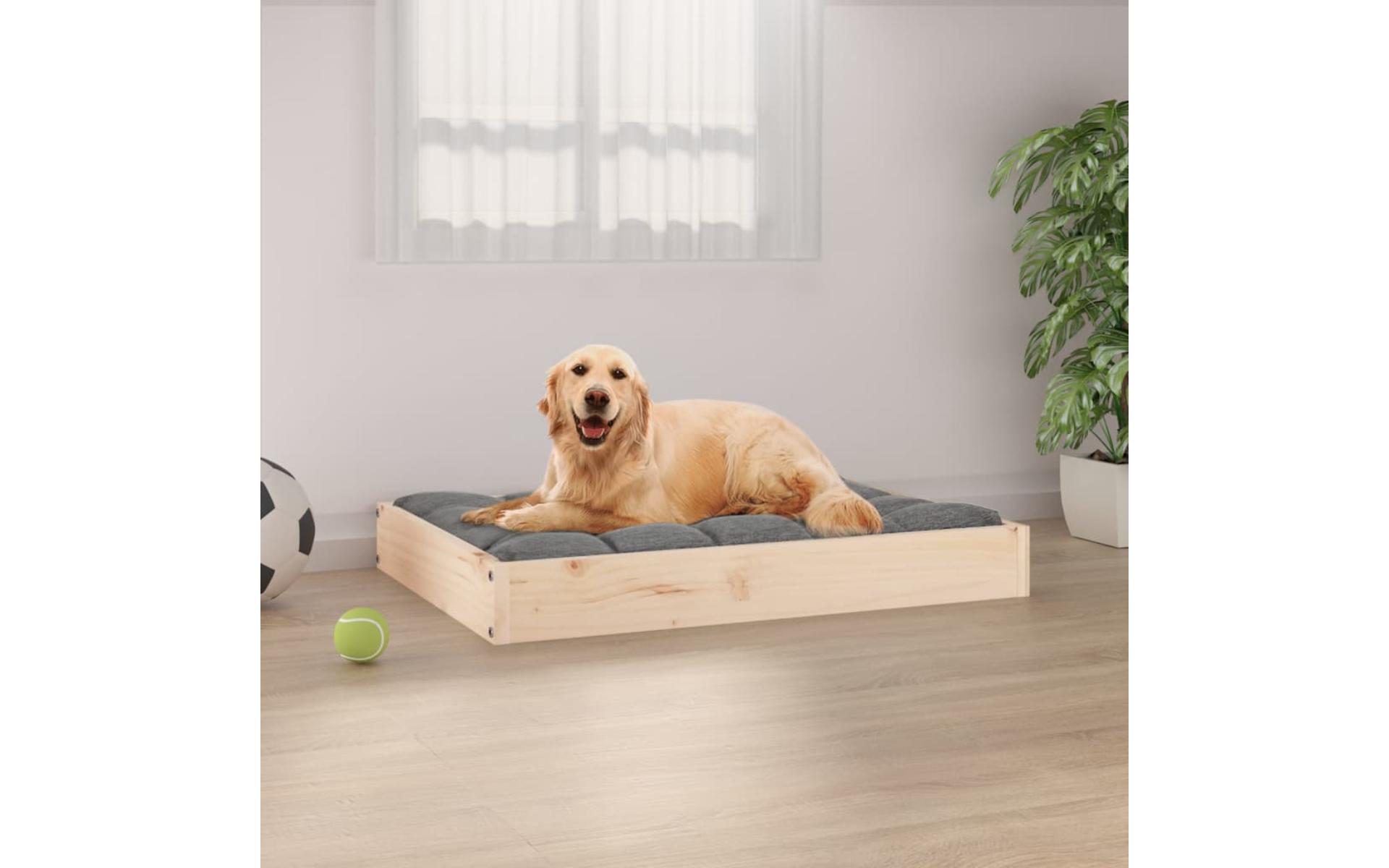 Dog bed 71.5x54x9 cm Solid pine wood