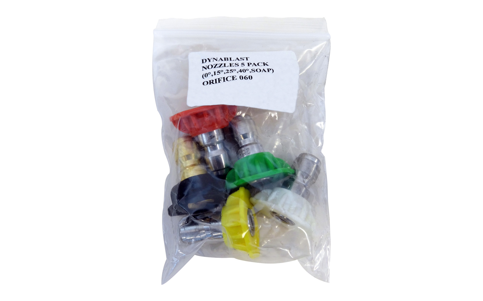 Quick Connect Packaged Nozzles 5 pack Orifice Size 04