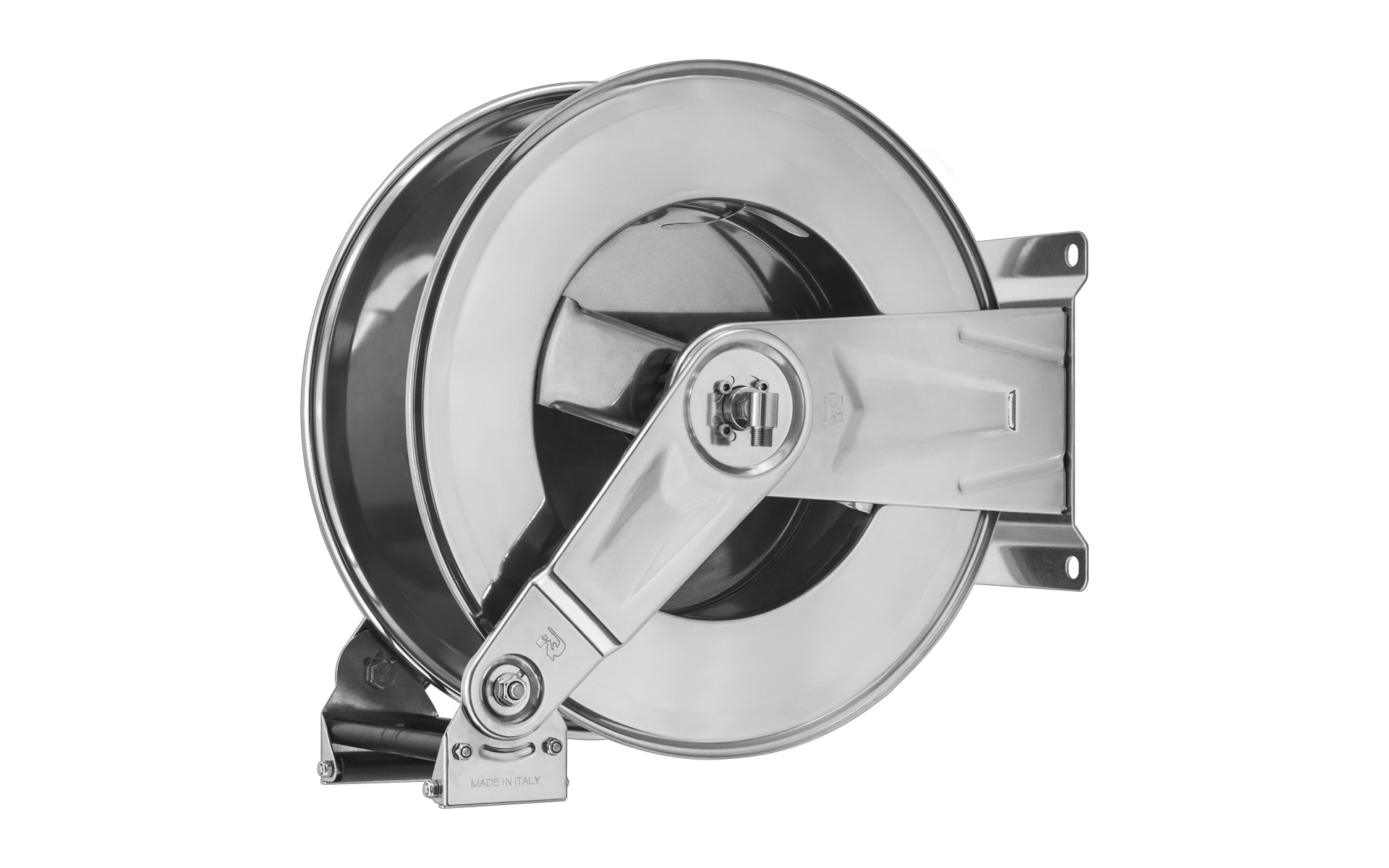 Hose Reel Spring RW SS 50FT -1/2" hose 3,500 Max PSI