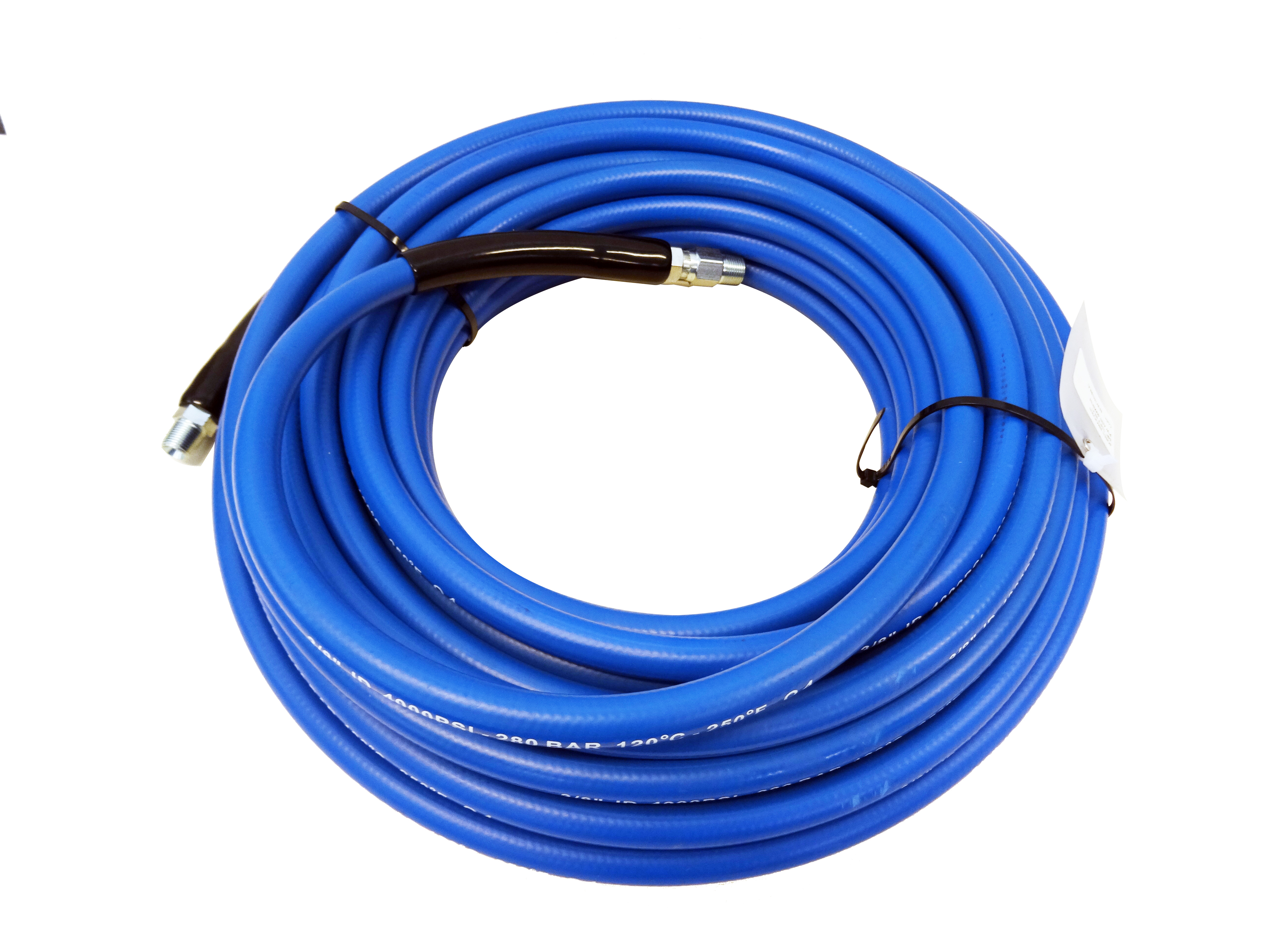 Blue Hose 100FT 3/8" NPT-M Solid/Swivel End 3000 PSI Rated