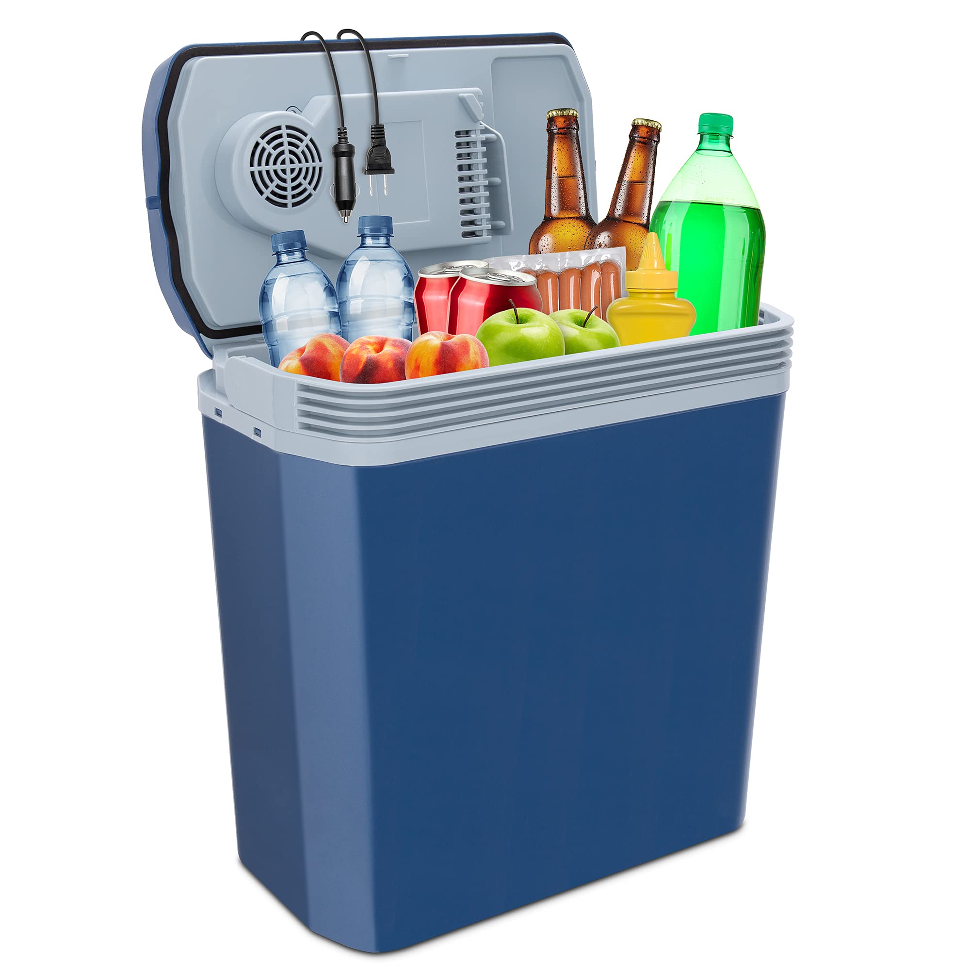 Ivation Electric Cooler, 24 L Thermoelectric 12 Volt Cooler