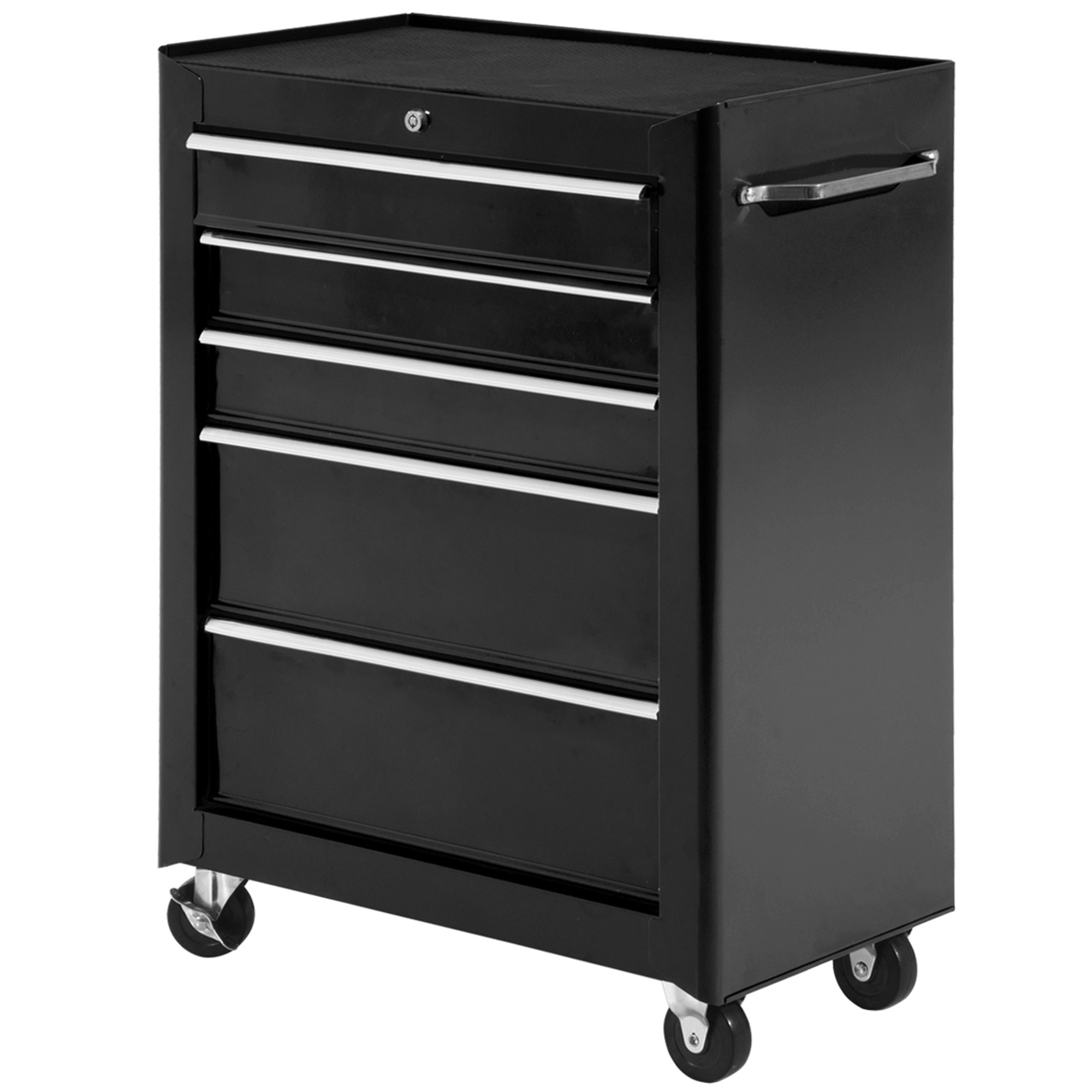 5 Drawer Rolling Tool Chest Lockable Tool Cabinet for Garage