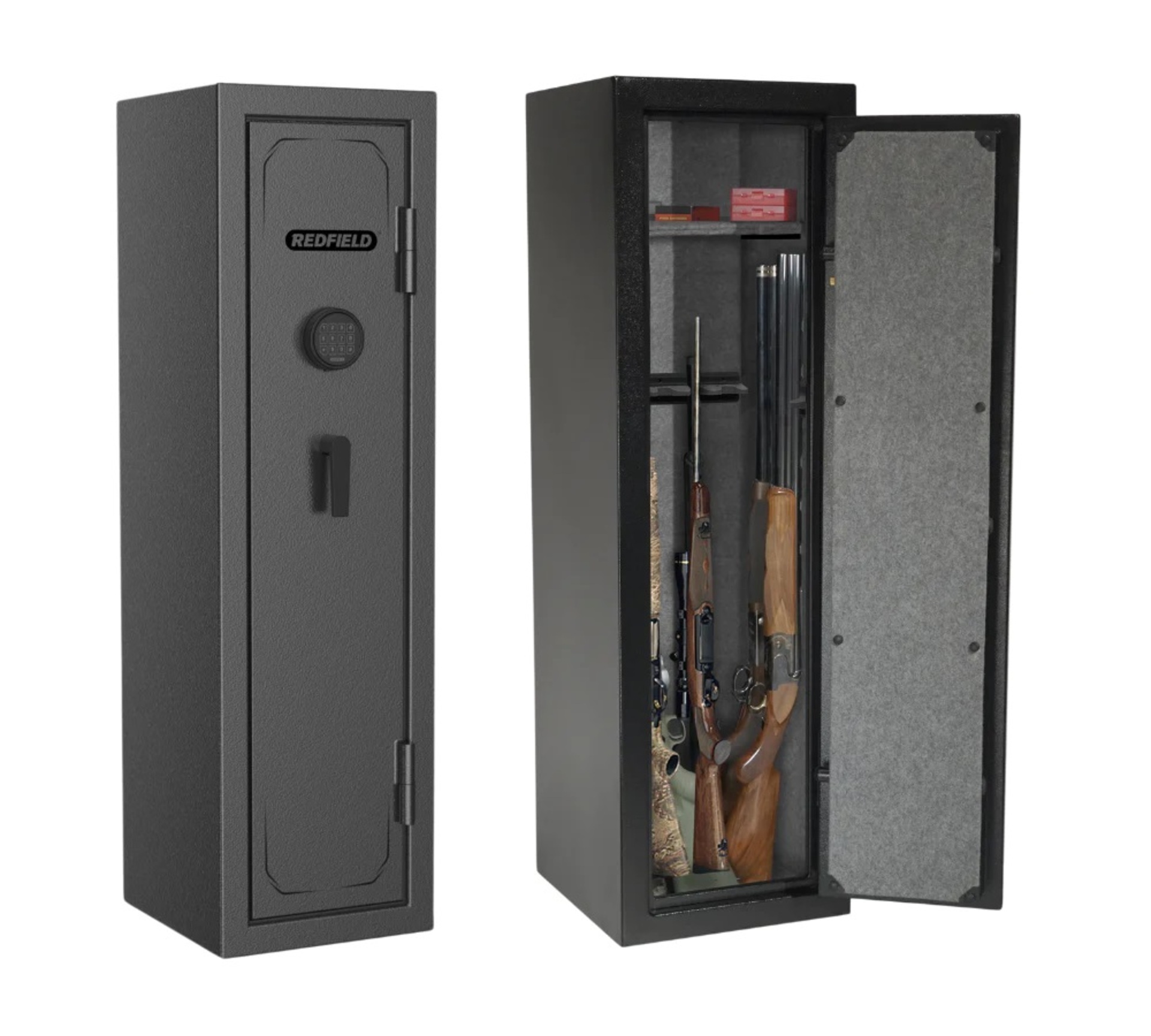 Redfield branded 12-gun safes