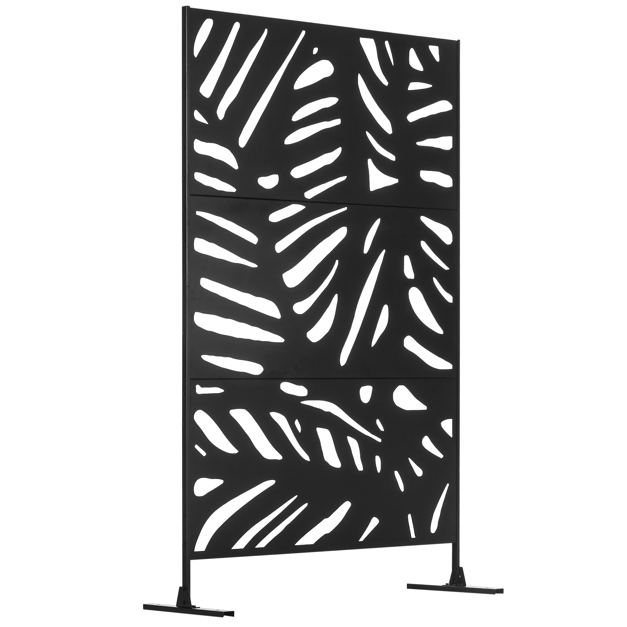 Metal Outdoor Privacy Screen Freestanding Outdoor Divider